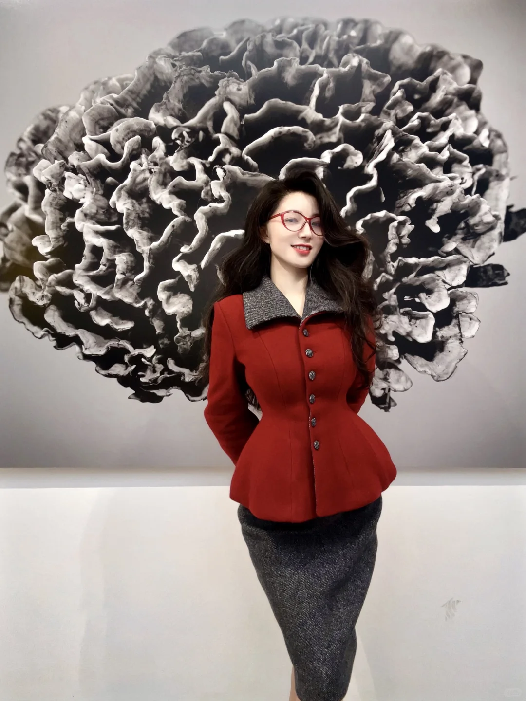 上身1秒掐腰复古套装！！！