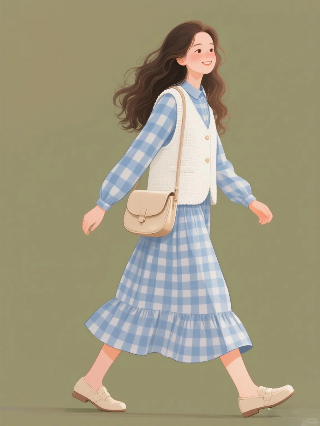 裙角清扬|选一件初秋的裙子展现初秋的温柔