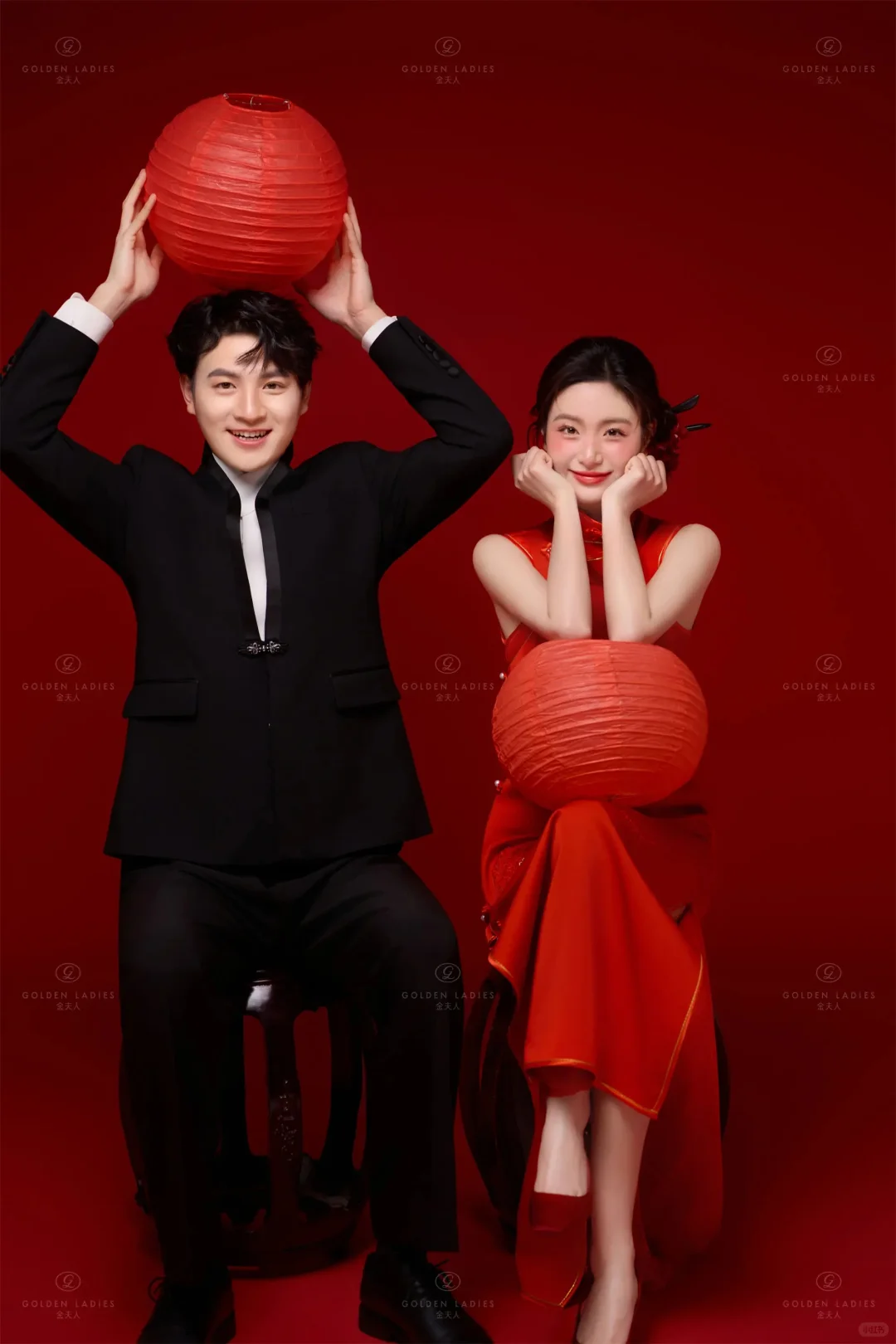 赢麻了❗️拍的旗袍新中式婚纱照惊艳了时光