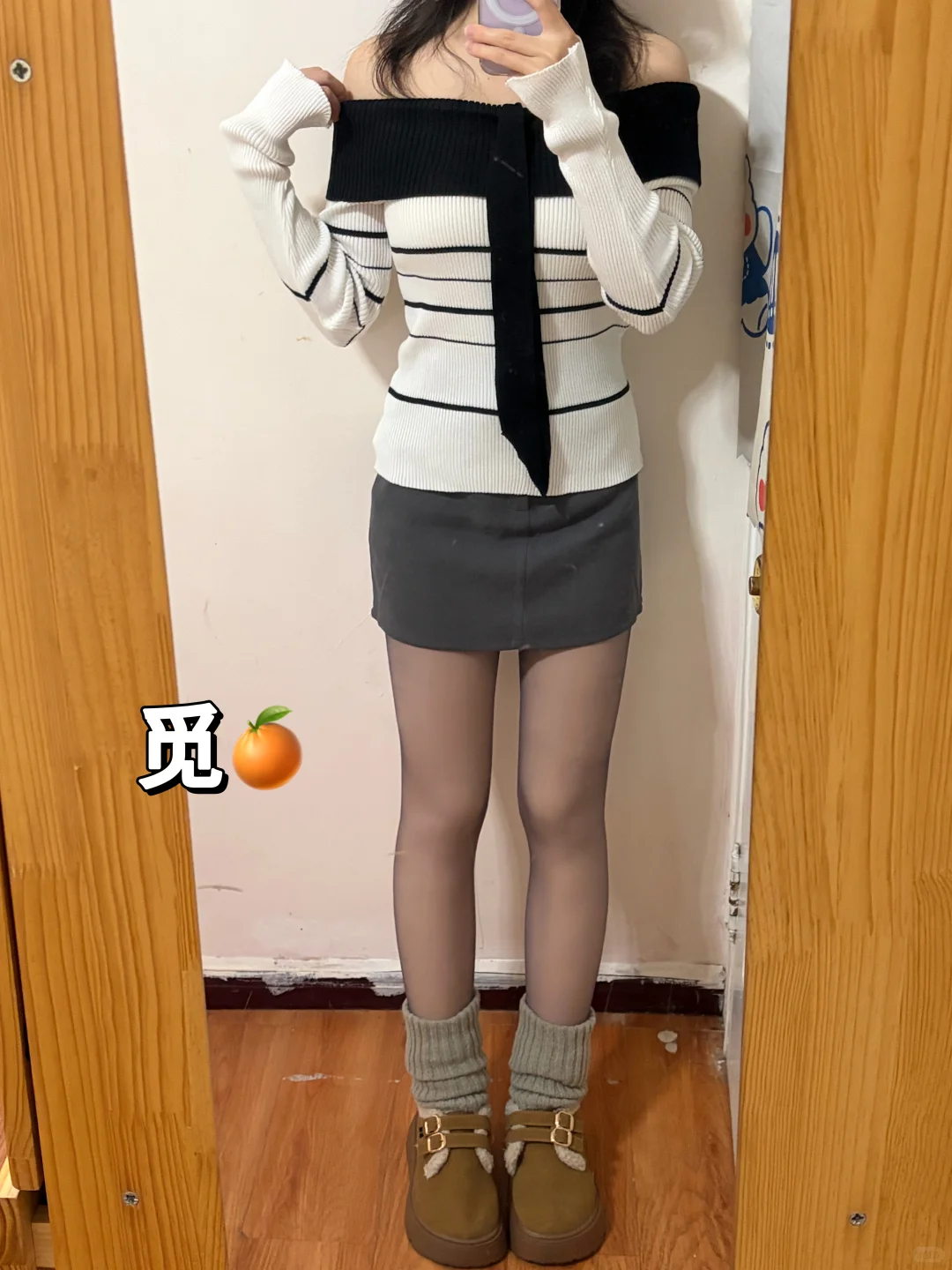 155 82｜冬天必备的高透肤加绒黑丝！很显瘦！