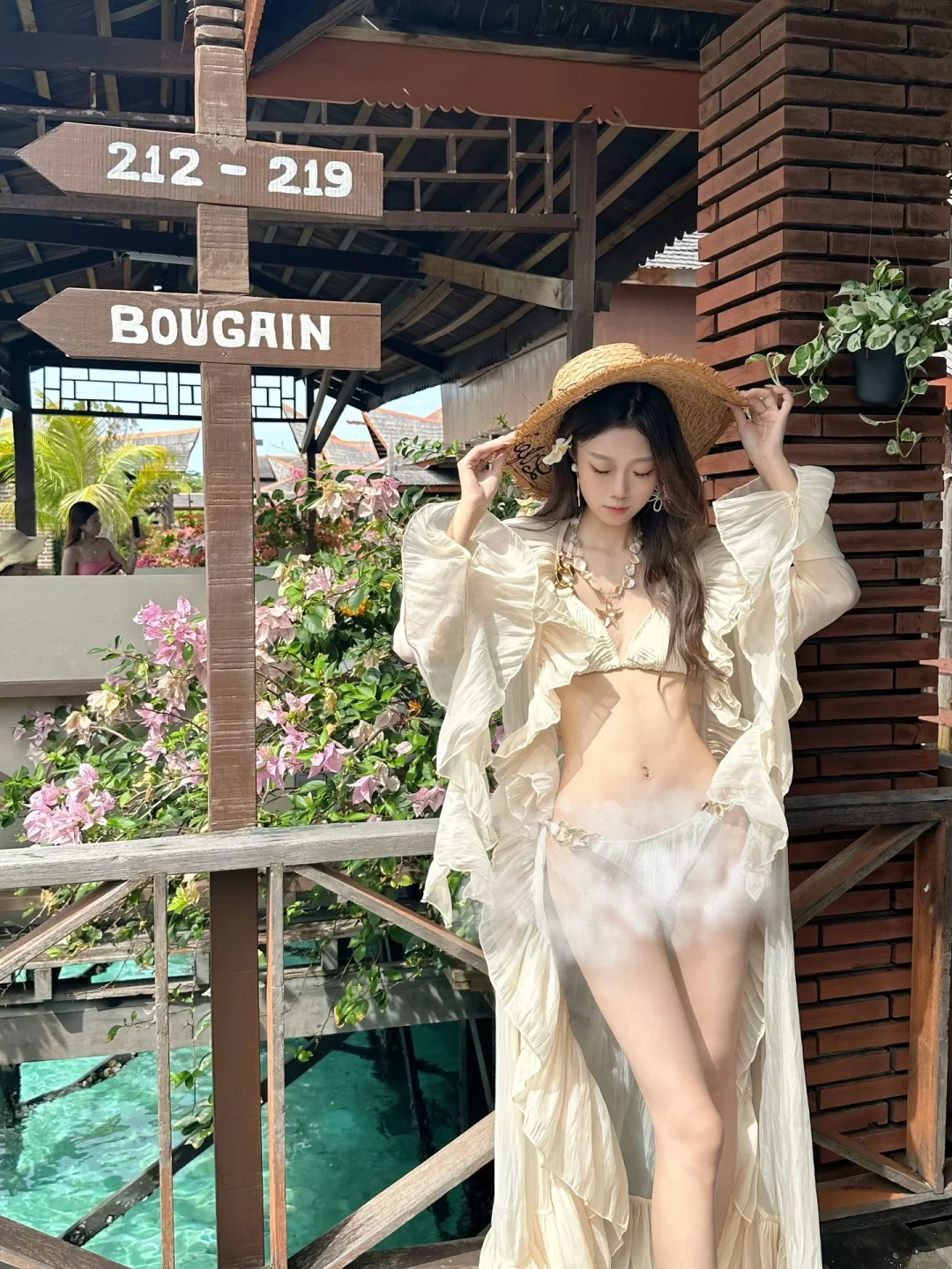 泳衣～是我在海边度假的形态🌴🏖