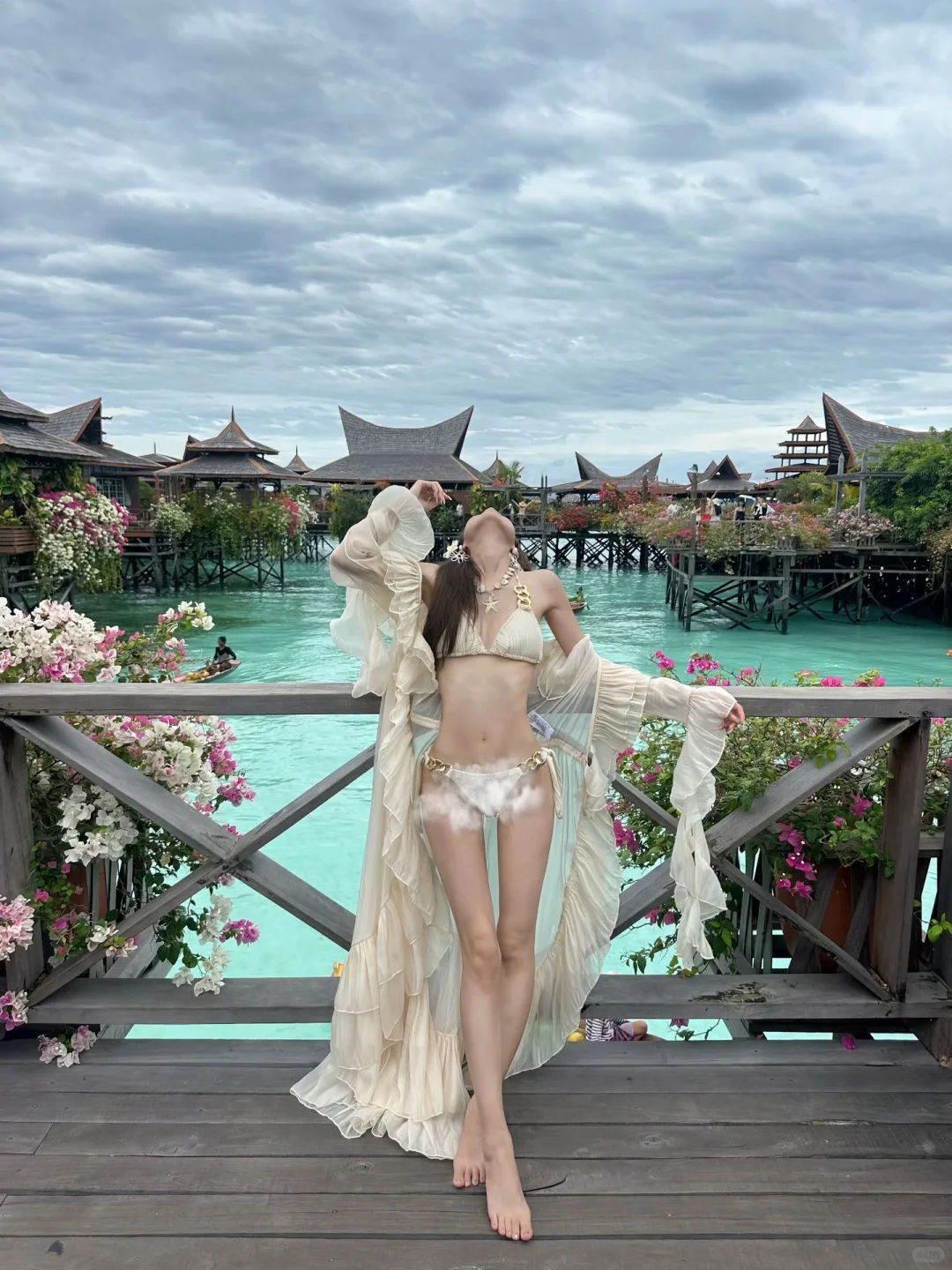 泳衣～是我在海边度假的形态🌴🏖