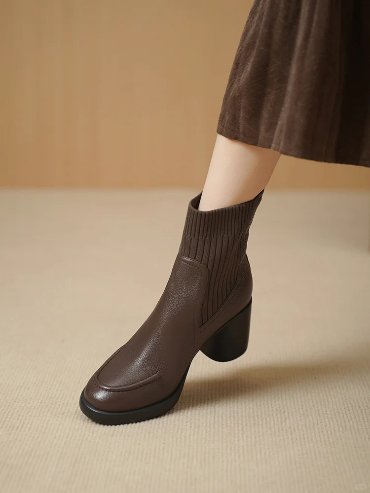 👢复古棕靴上线！显瘦又百搭