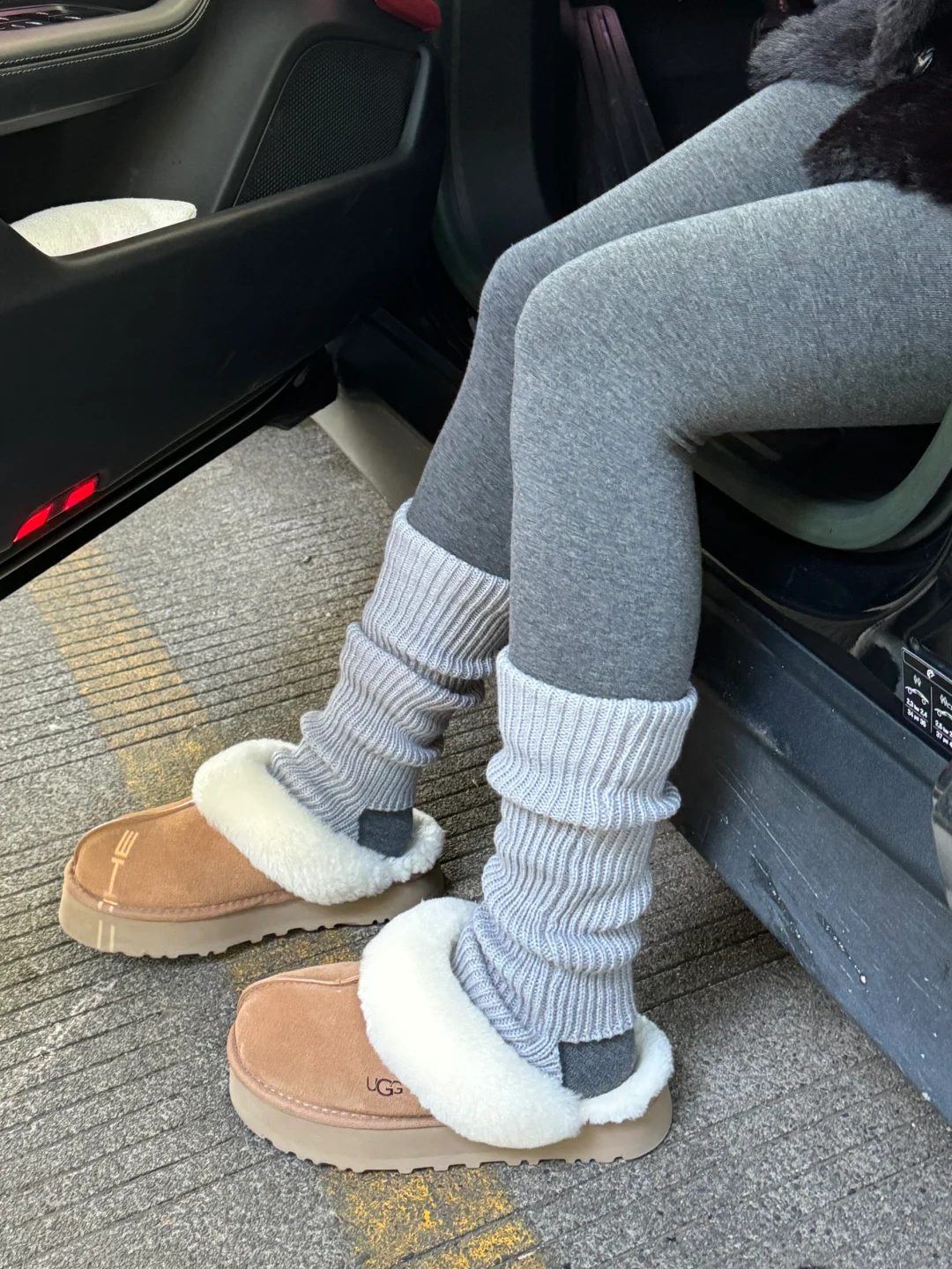 秋冬allgrey～灰色袜套➕灰色打底裤显瘦显直！