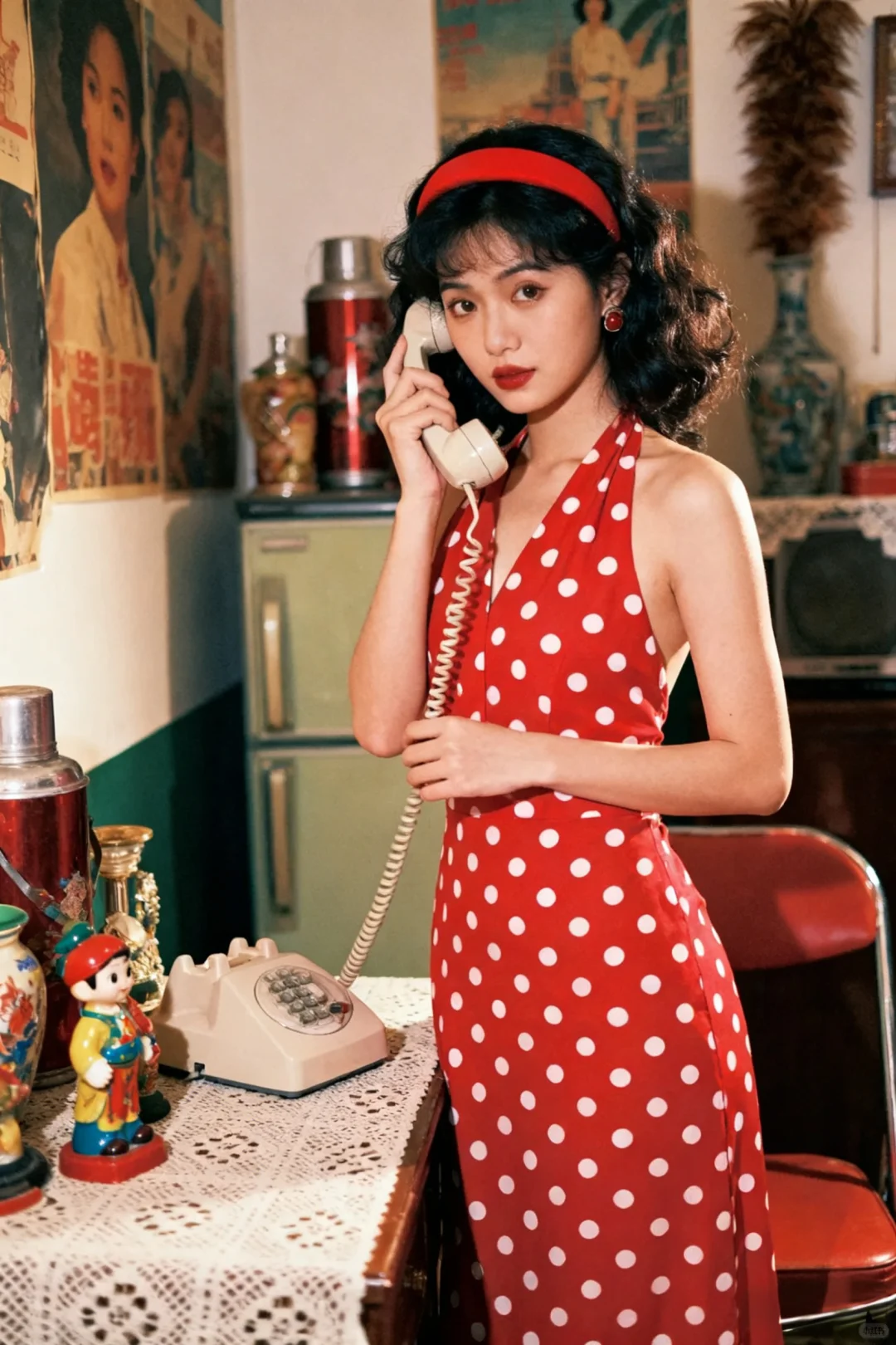 Ai写真●怎样0元生成港风复古写真艺术照？