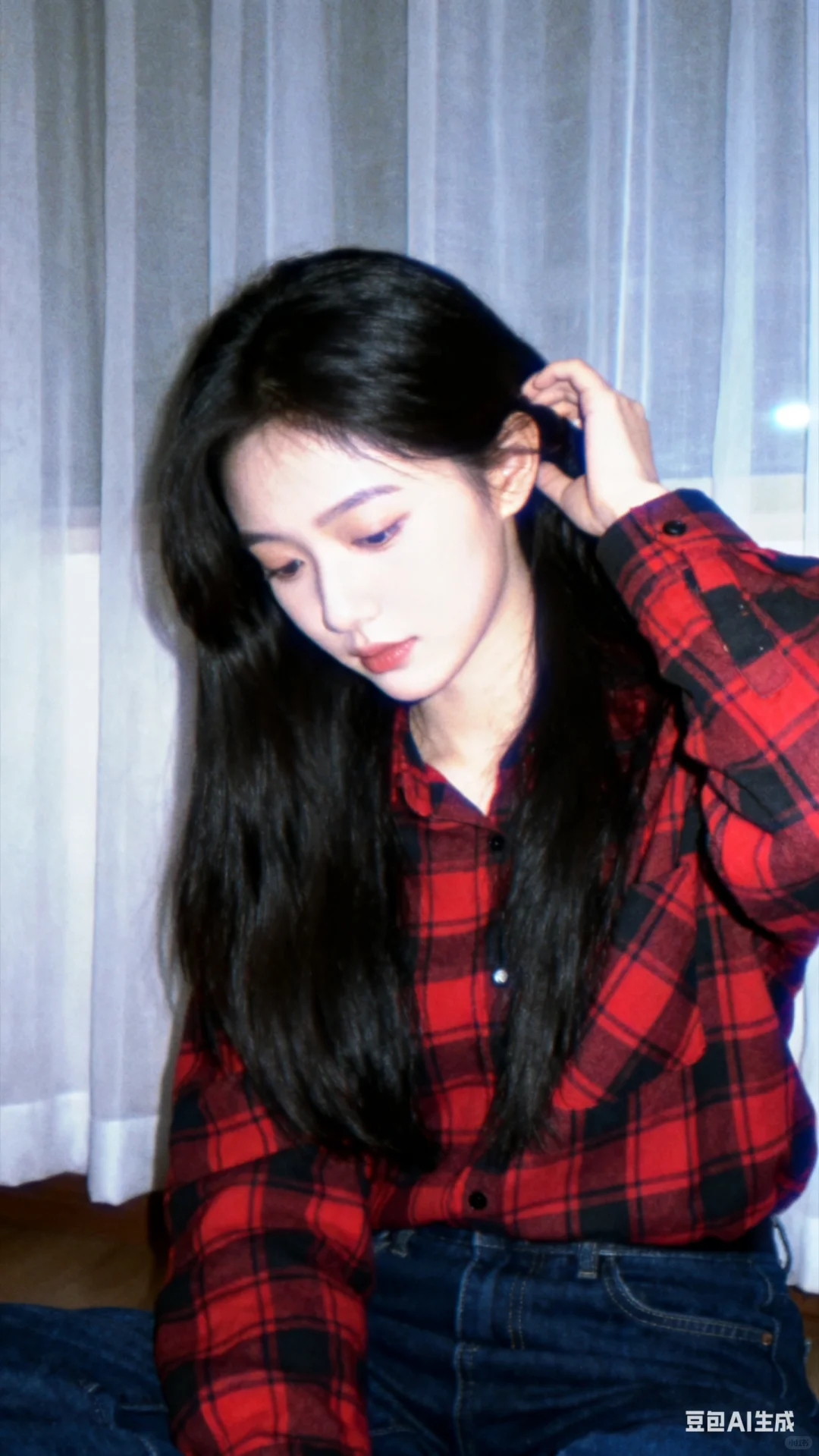 满满青春气息的氛围感美照（AI）