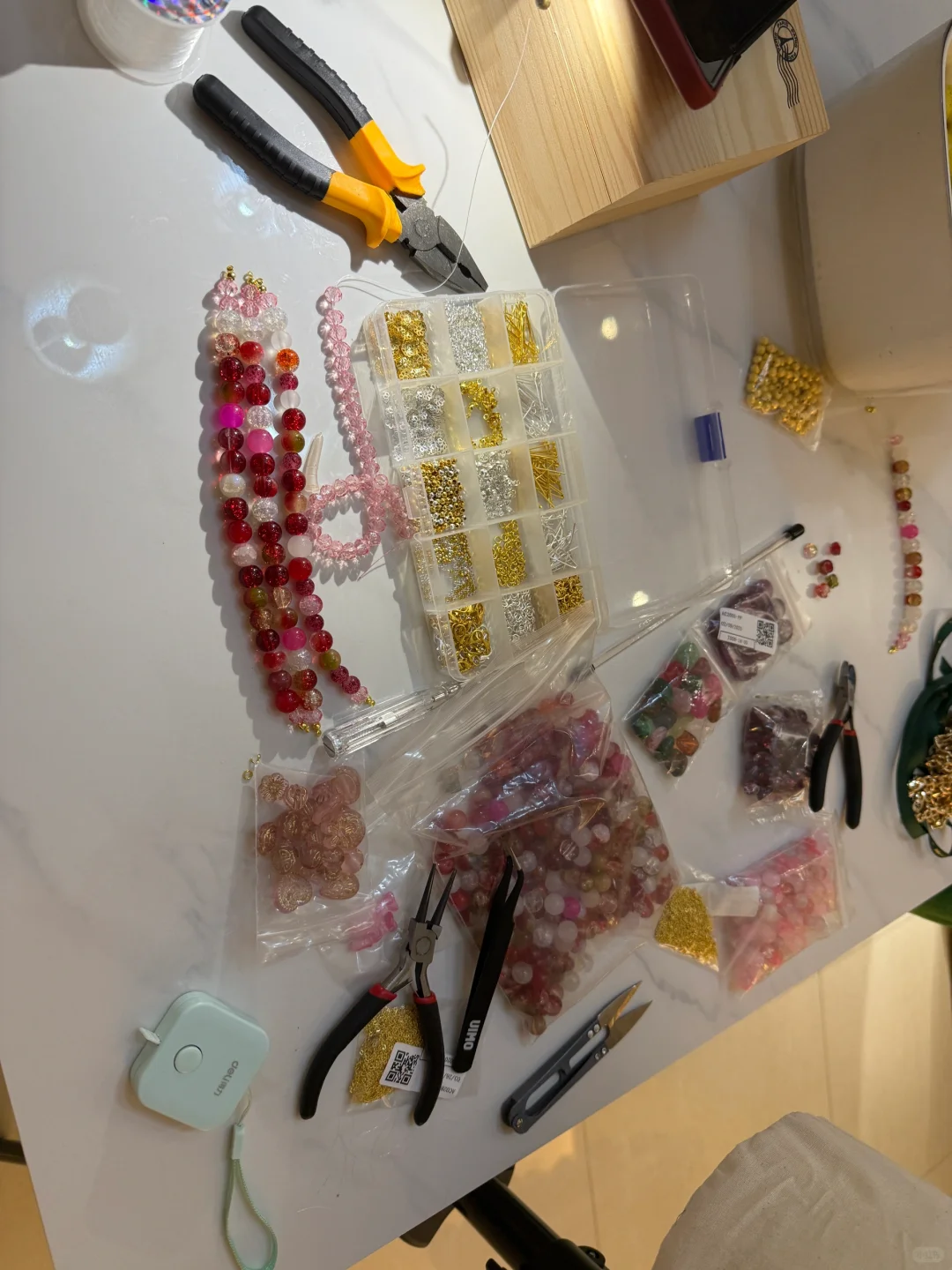 当我有了一块儿粉色石头🦩