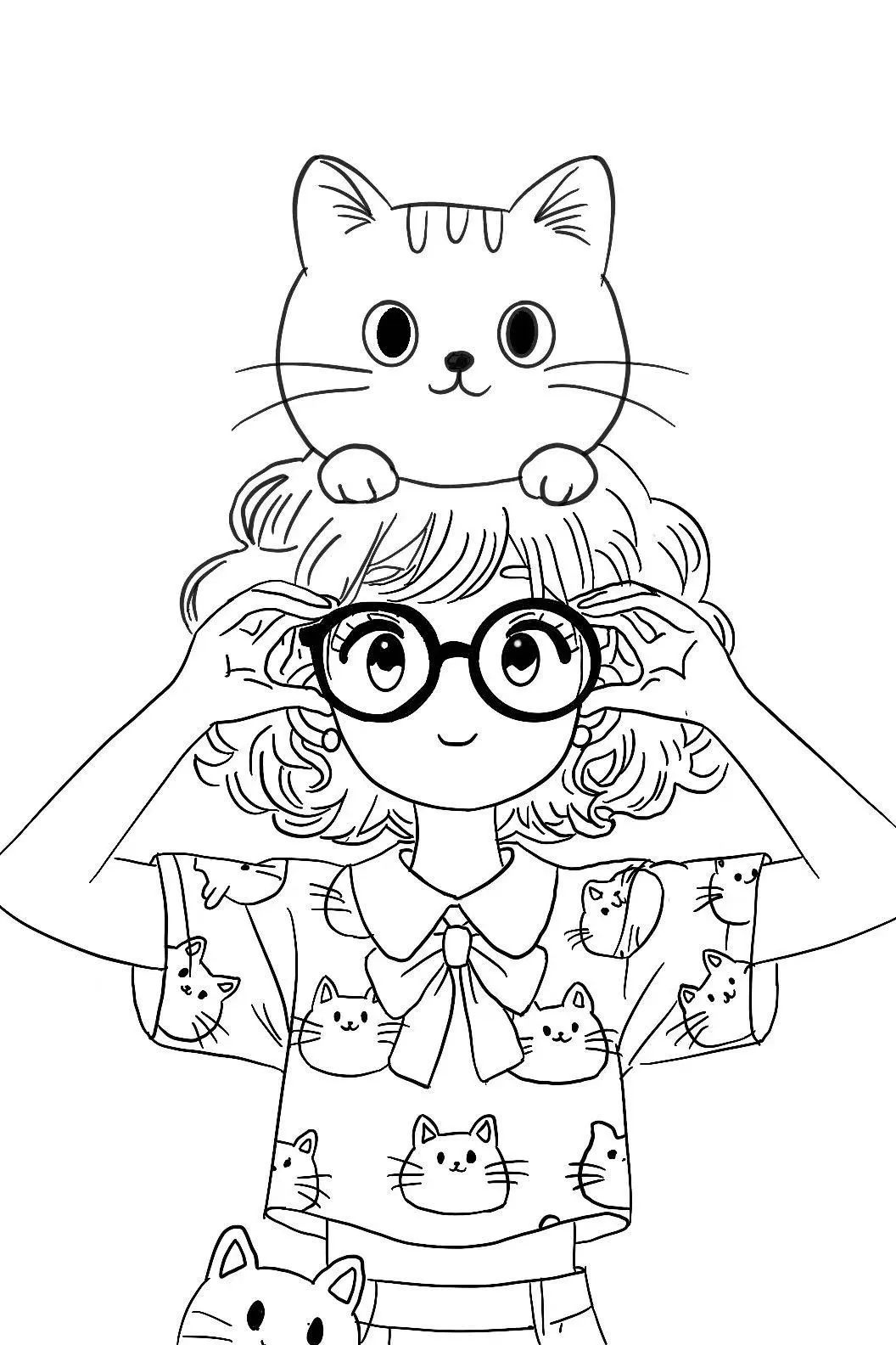 线条女孩～～～