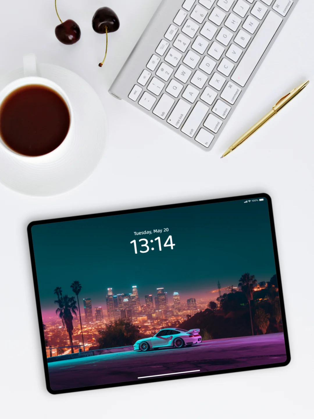 复古车壁纸 l 城市夜景