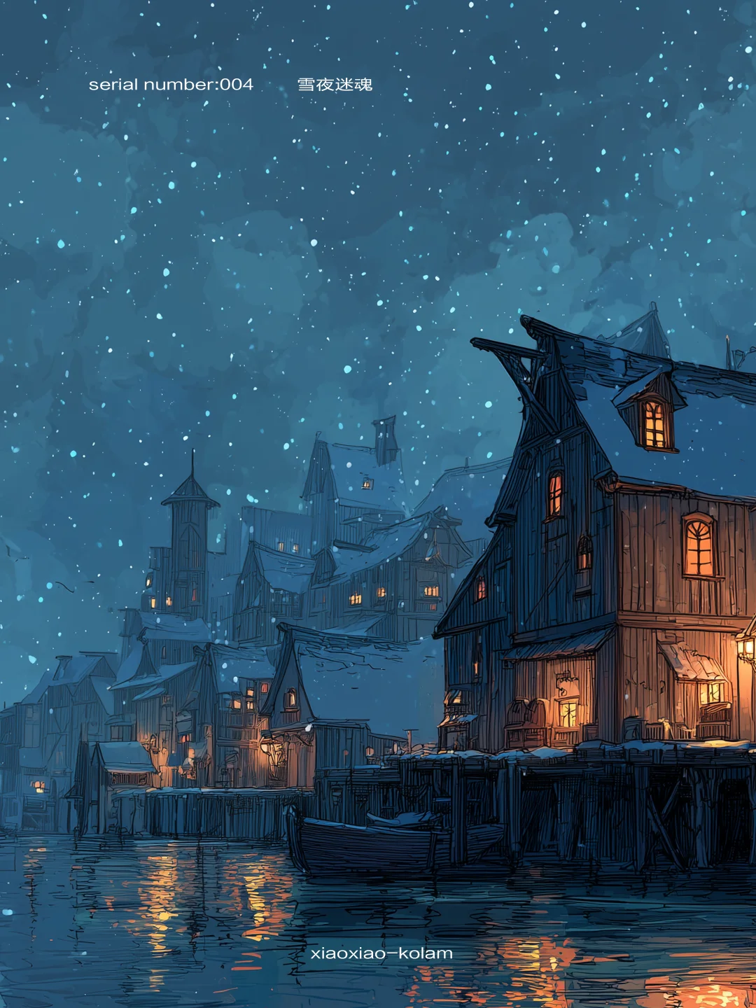 5K超清壁纸｜雪夜迷魂