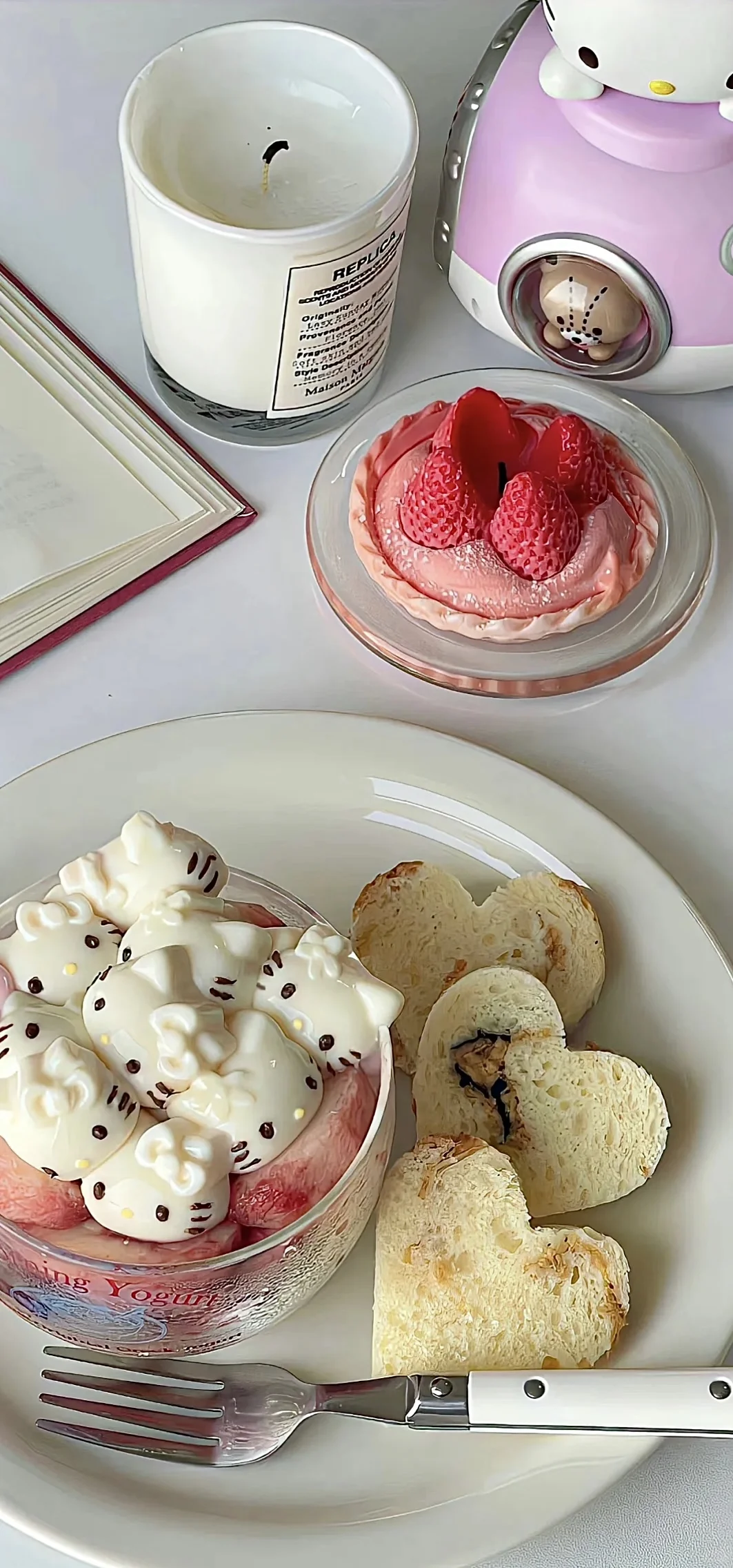 ins风kitty手机全屏壁纸