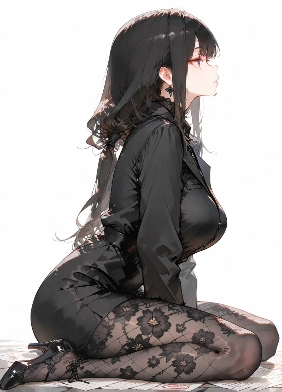 壁纸！！黑丝……大花……才是归宿……！