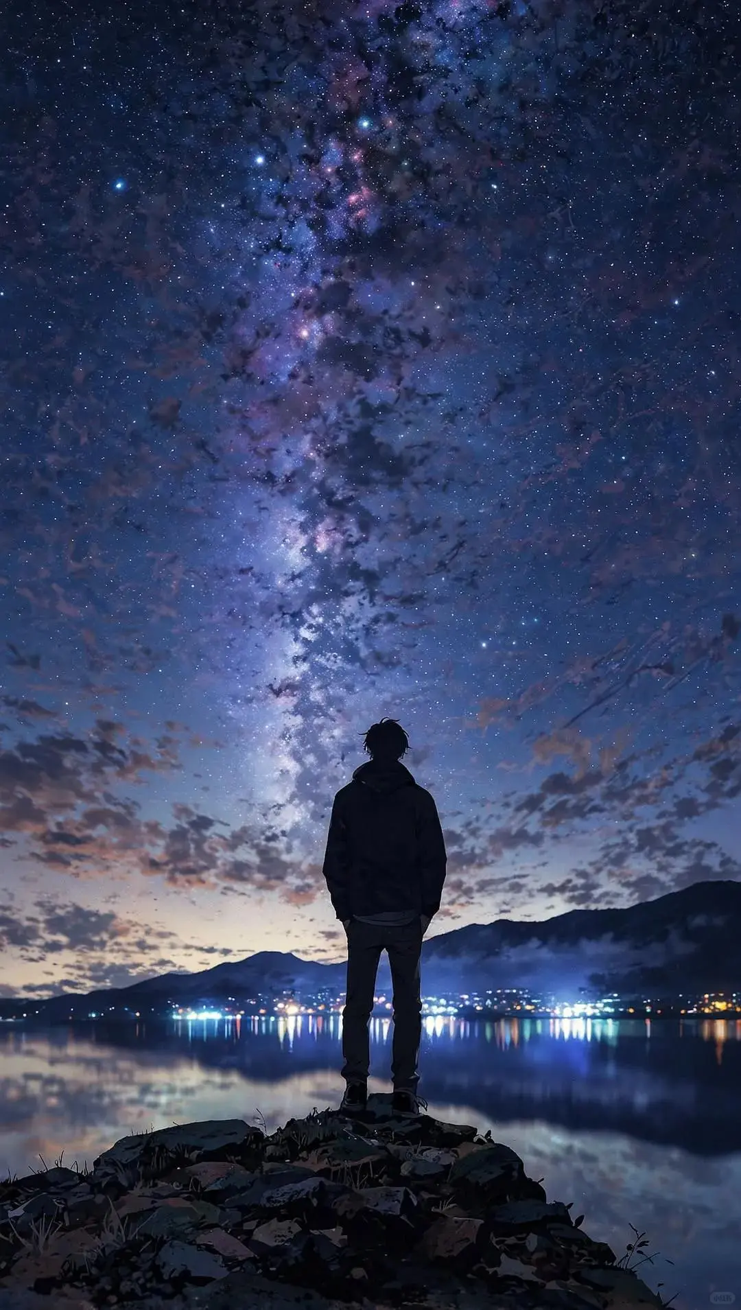 跟我换一张你喜欢的壁纸、星空下的城市