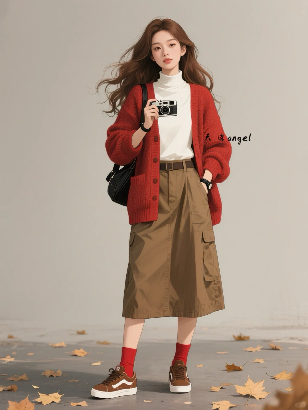 早秋穿搭| 愿你眼里有光，心中有爱