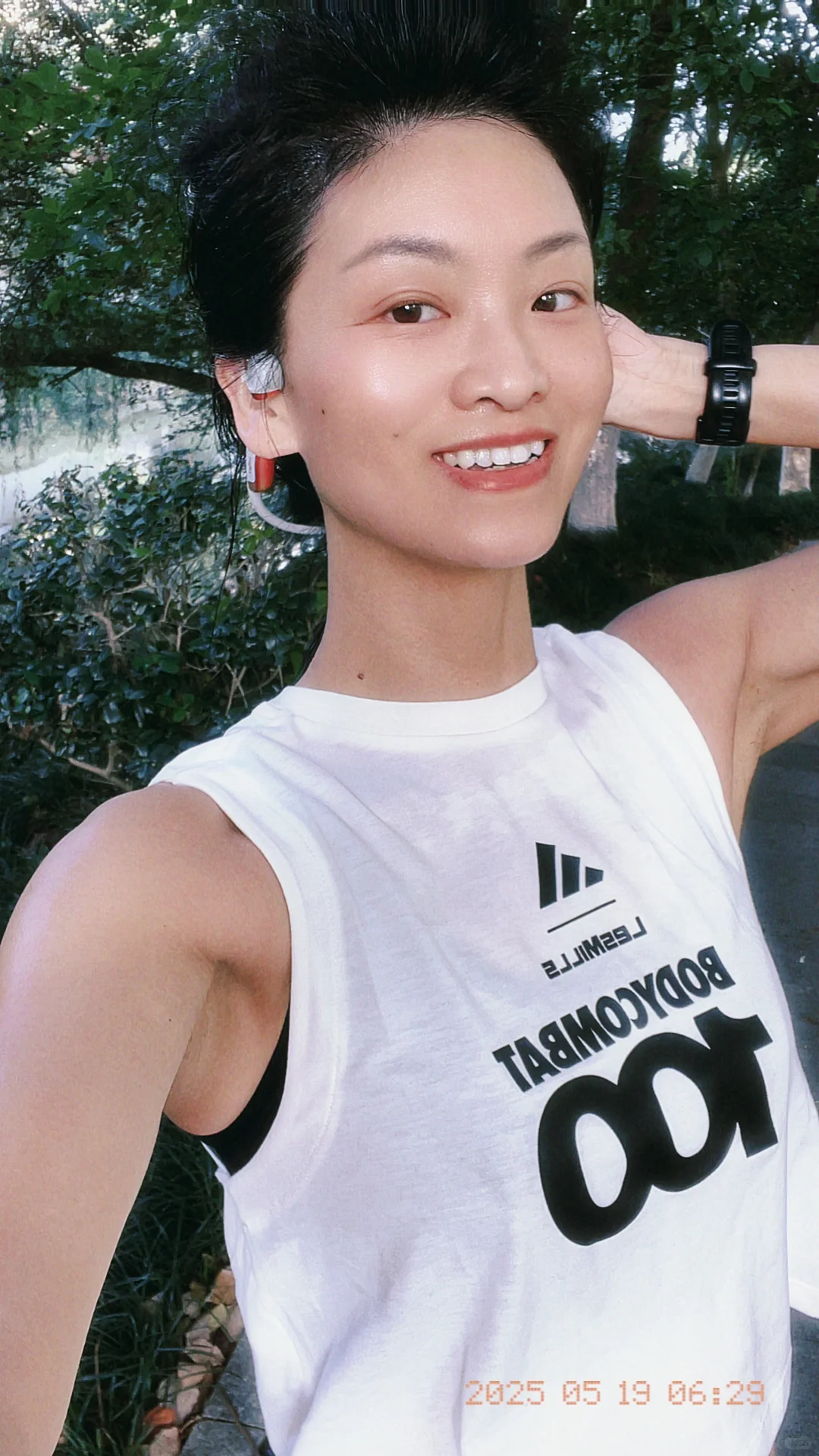 长跑的腿部线条