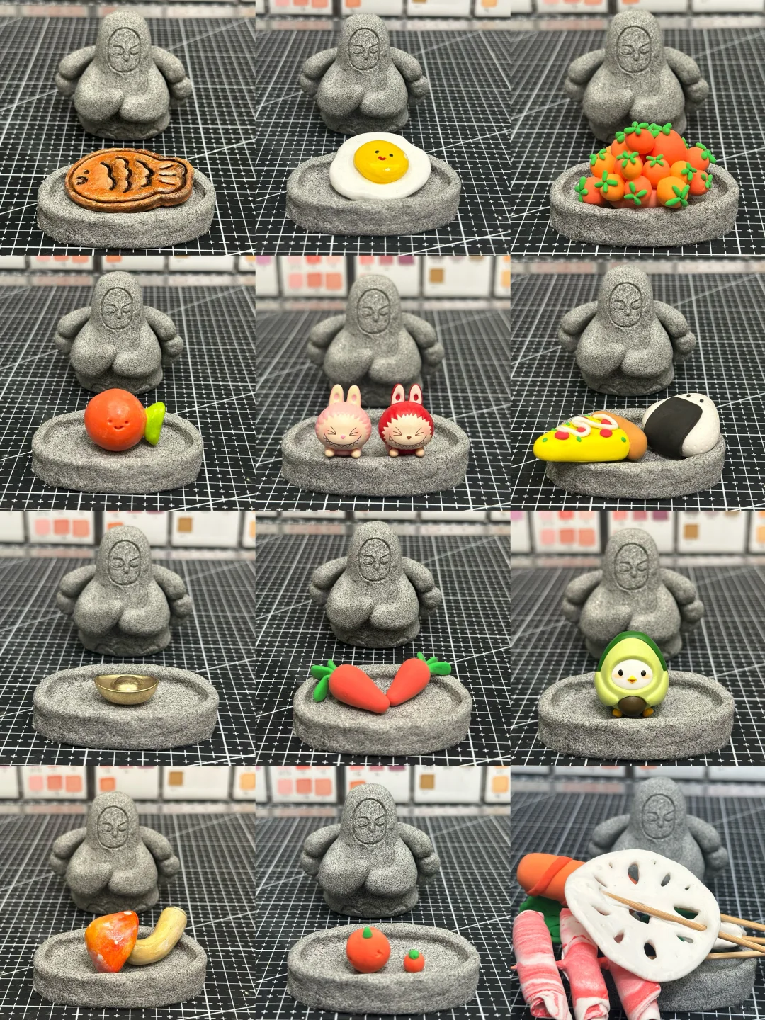 岩塑粘土🪨赛尔达女神像→放labubu不过分吧