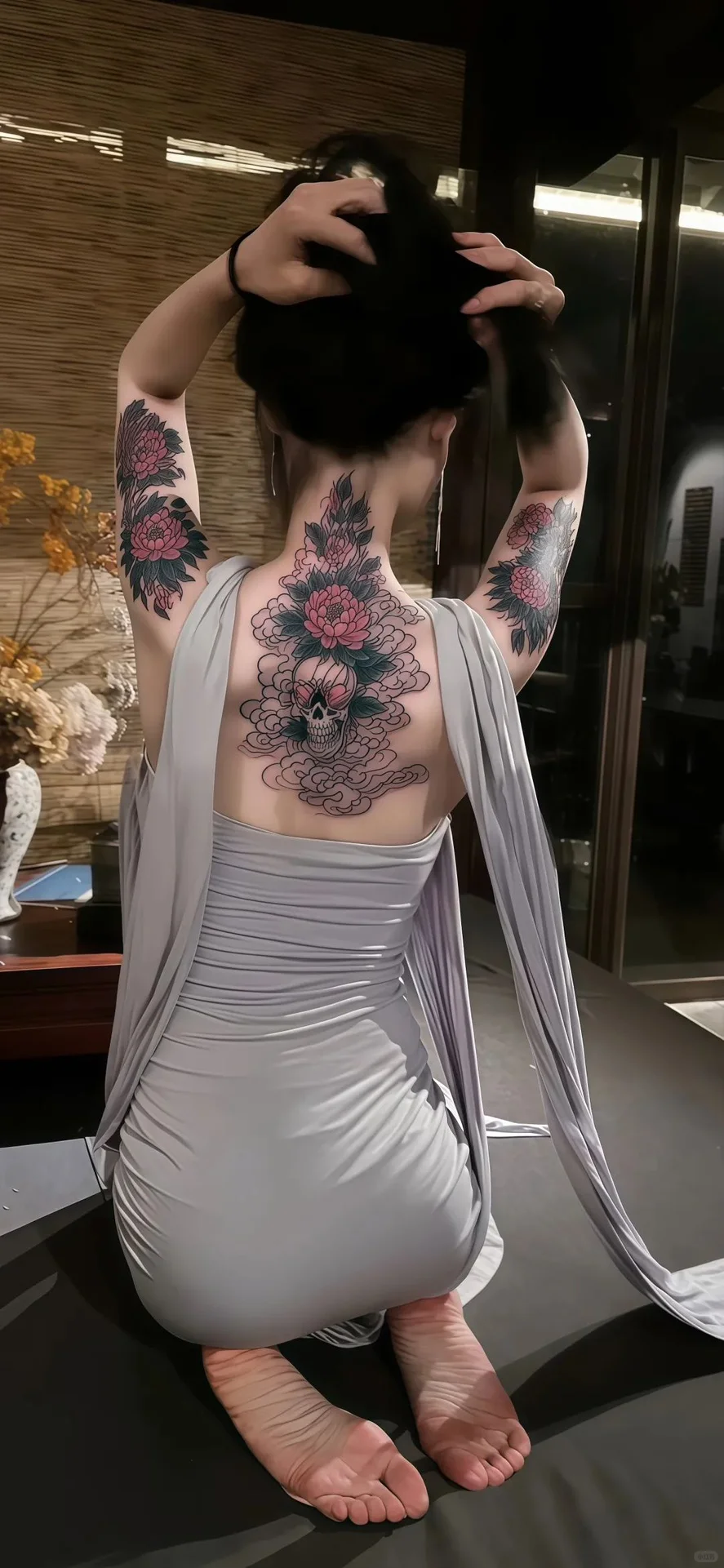 𝙎𝙝𝙖𝙧𝙚辣妹壁纸｜纹身辣妹