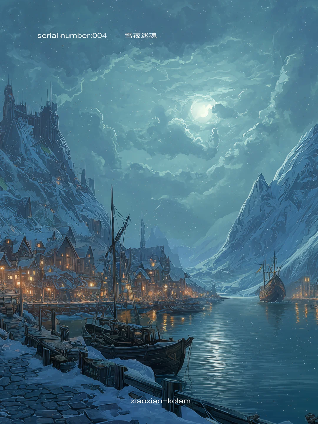 5K超清壁纸｜雪夜迷魂