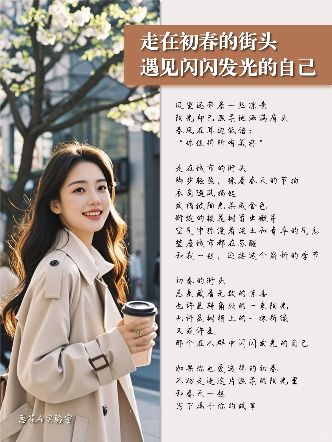 春天的第一套AI街拍