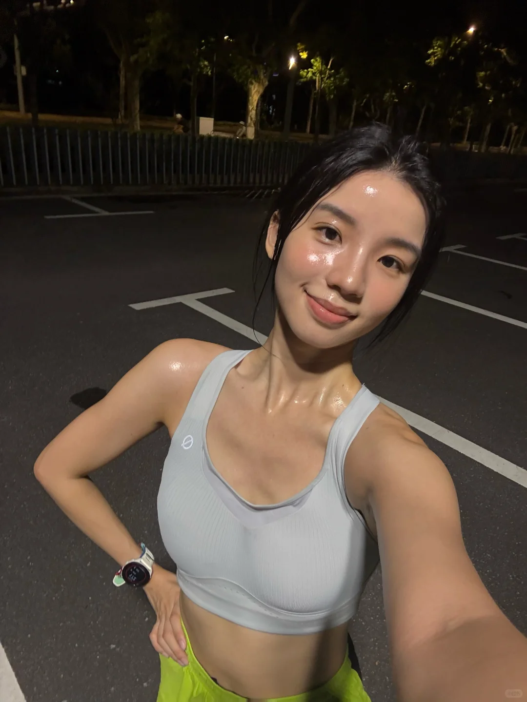 配速基础，出汗量就不基础🏃🏻‍♀️抬腿就湿透