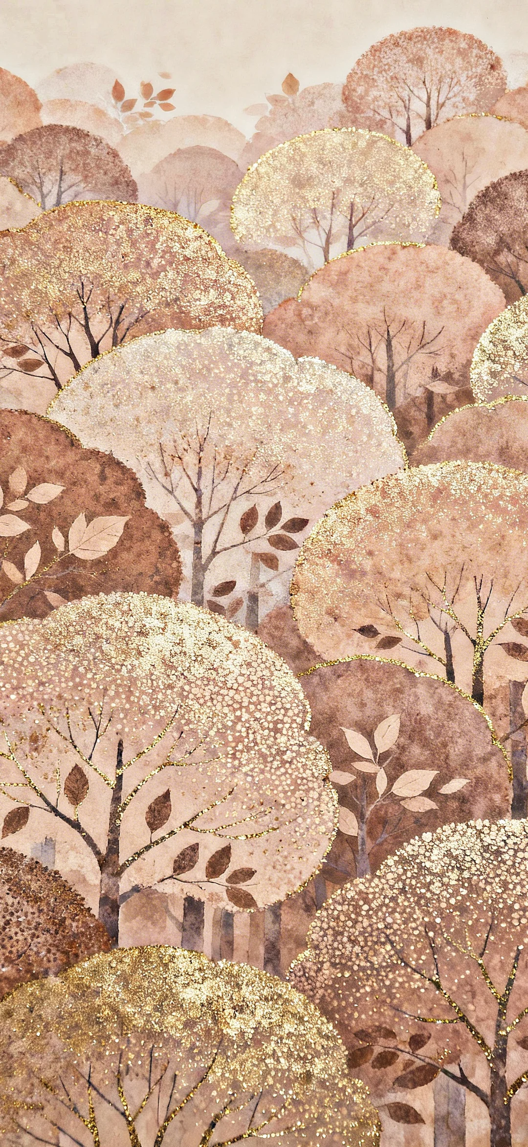 秋天的树，油画般的壁纸，太治愈了！