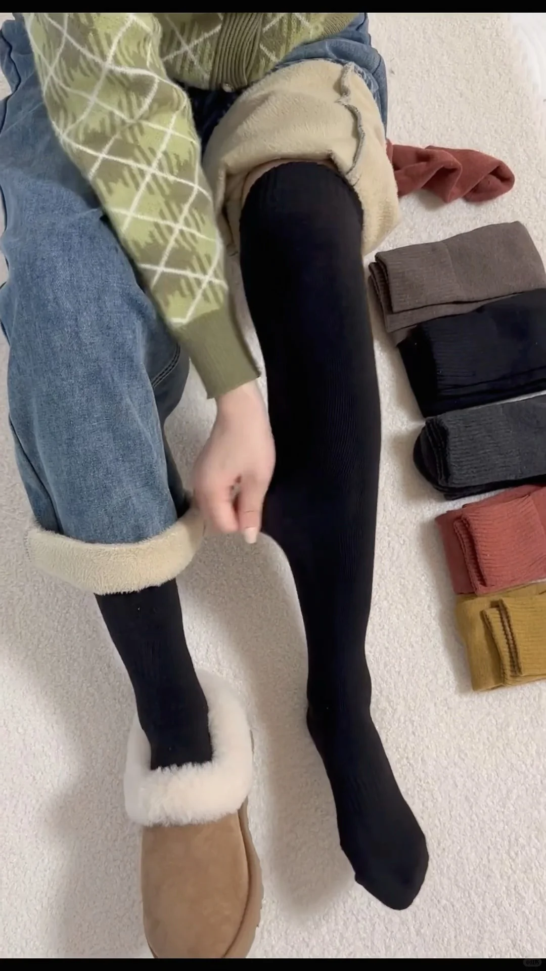 不勒人的大腿袜