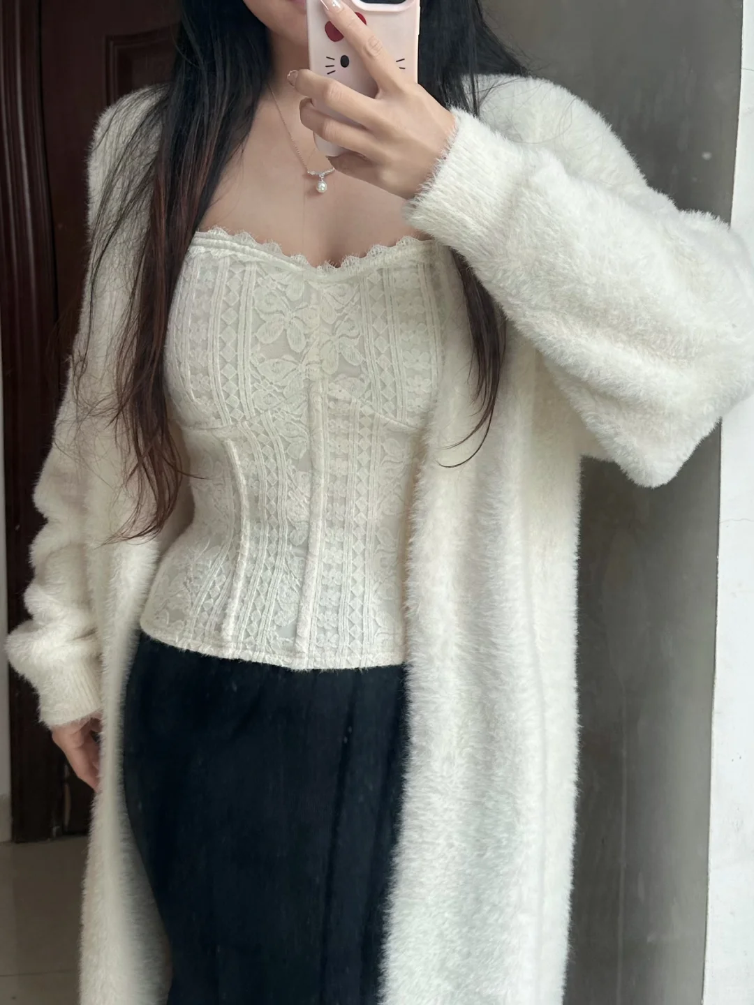 微胖秋冬穿搭｜周白子新品-发热鱼骨吊带