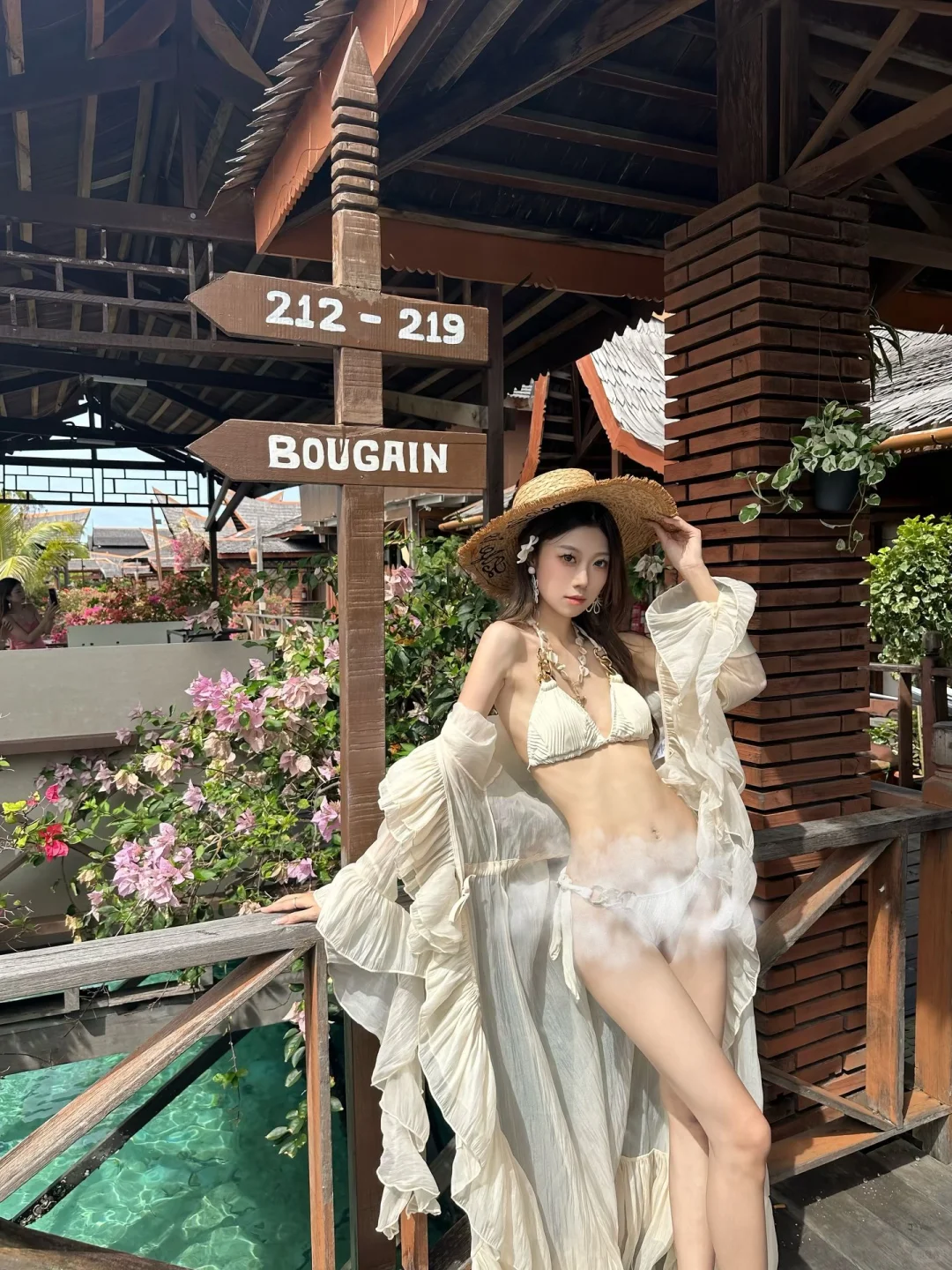 泳衣～是我在海边度假的形态🌴🏖