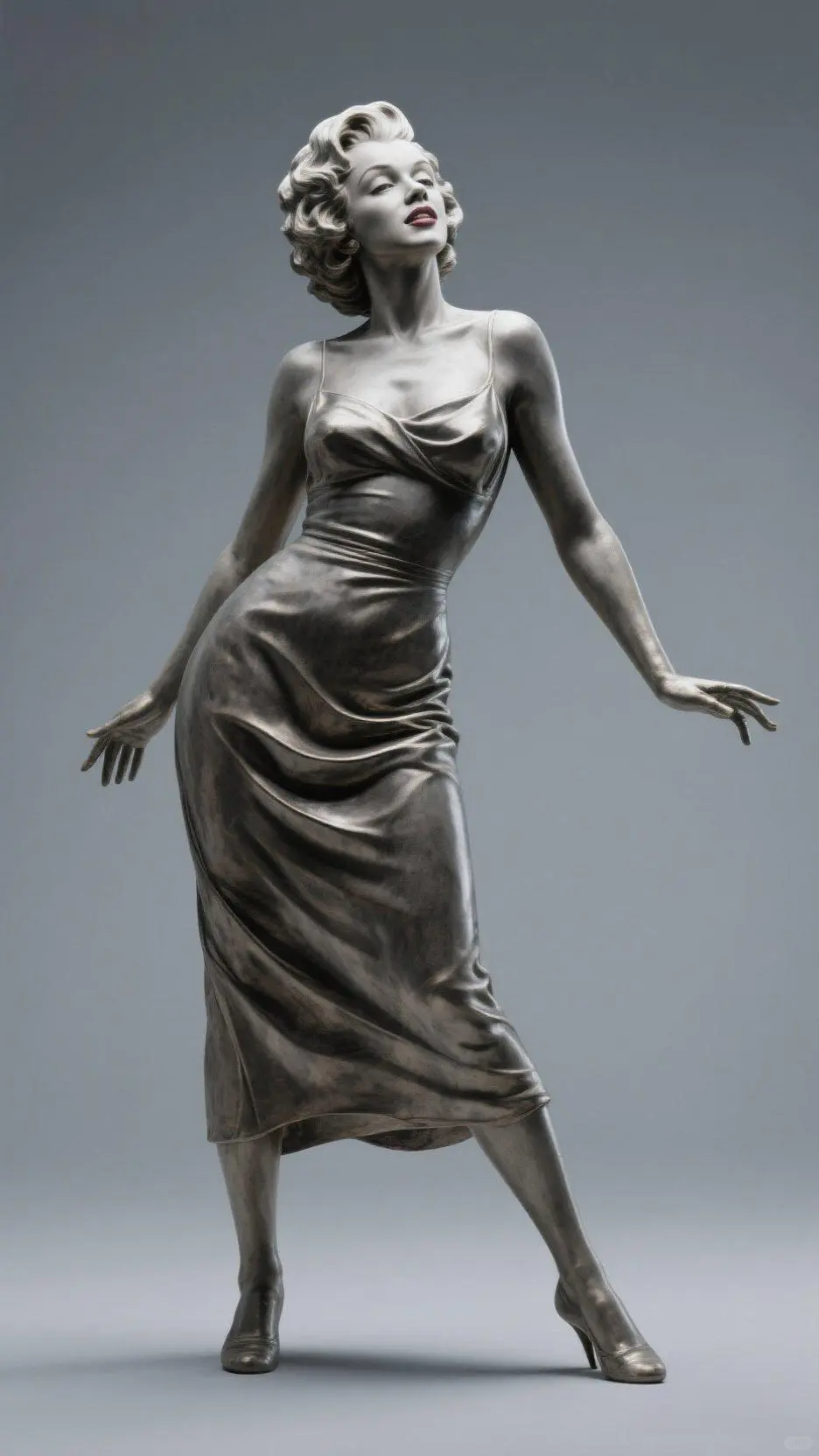ai设计玛丽莲梦露的雕像，性感的代名词