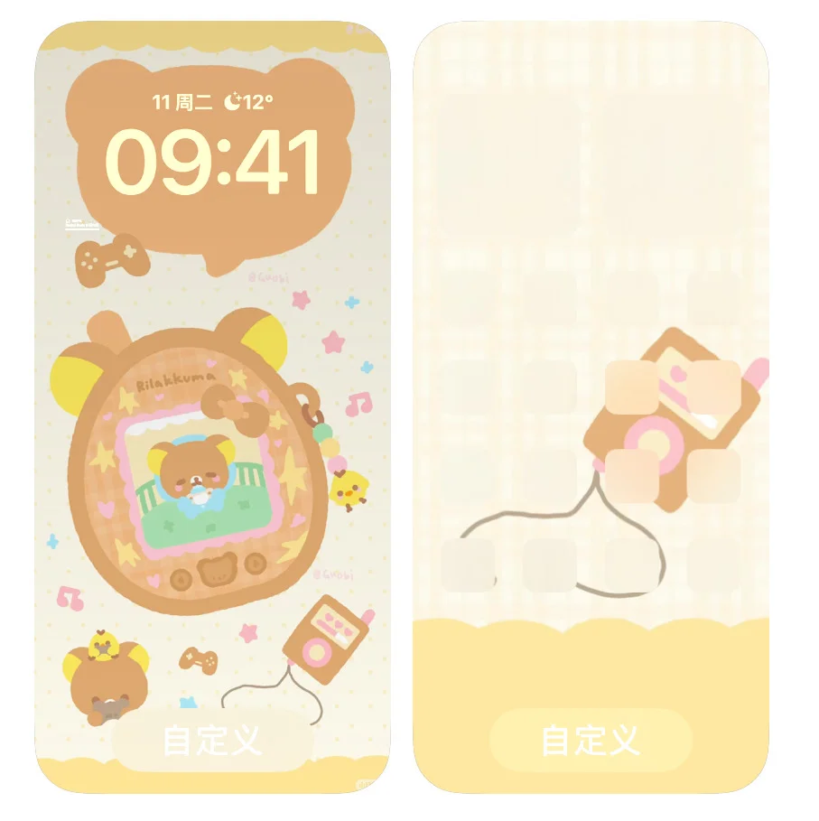 ૮꒰˶>𖥦<˶꒱ა 一眼爱上的萌萌冬日壁纸！！