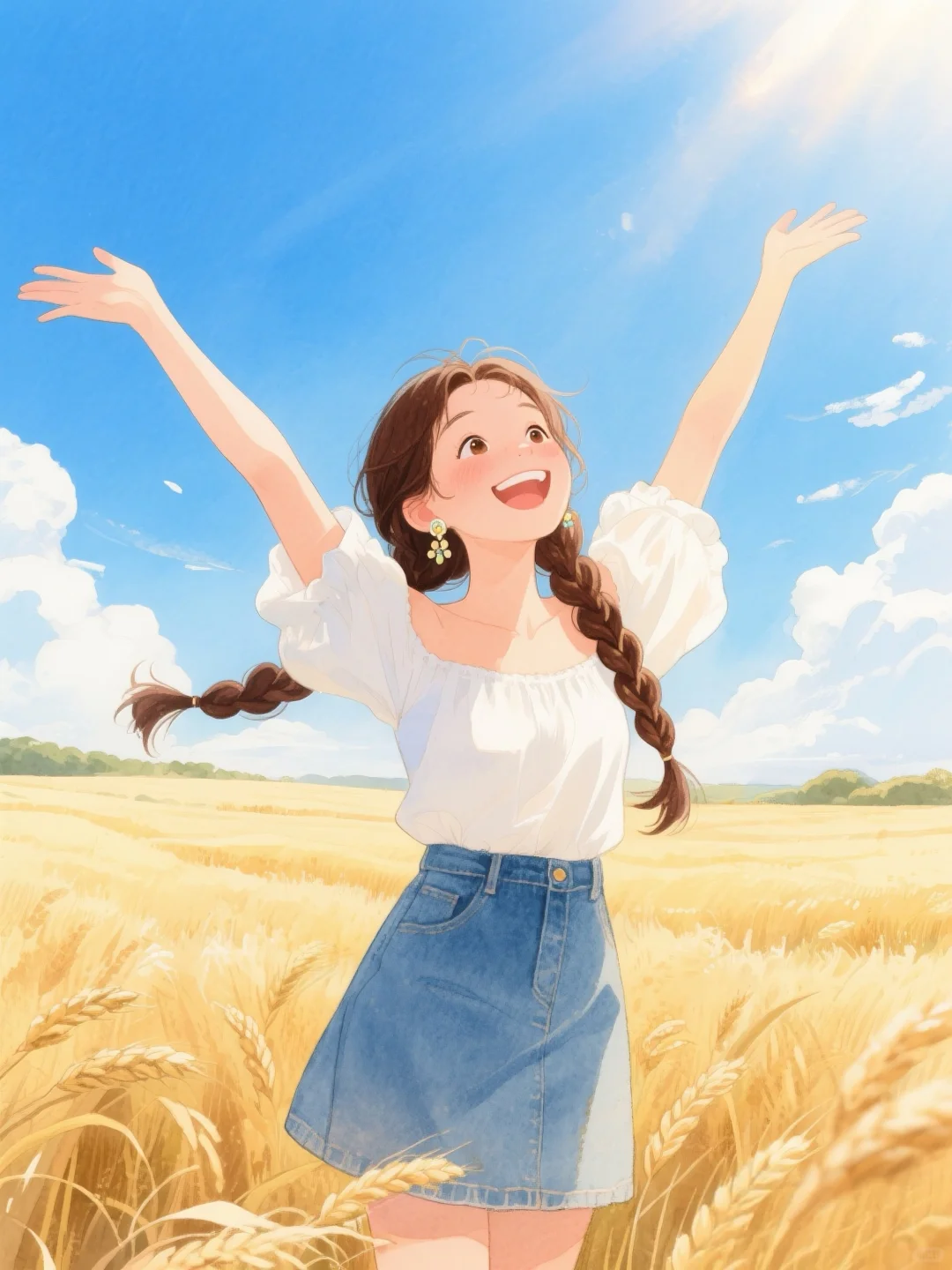 对！高能量好运女生就是我！🌟🌞