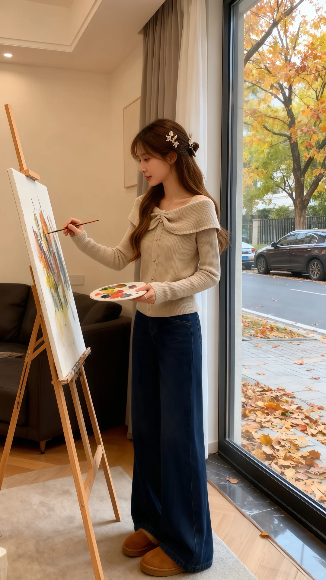 初秋的温柔感穿搭🍂