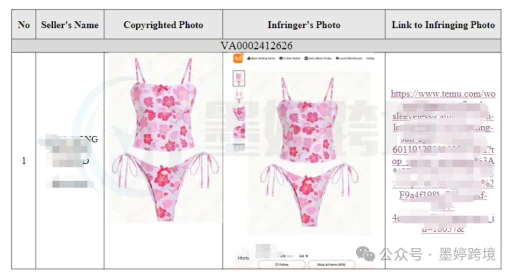 涉及191张比基尼版权图