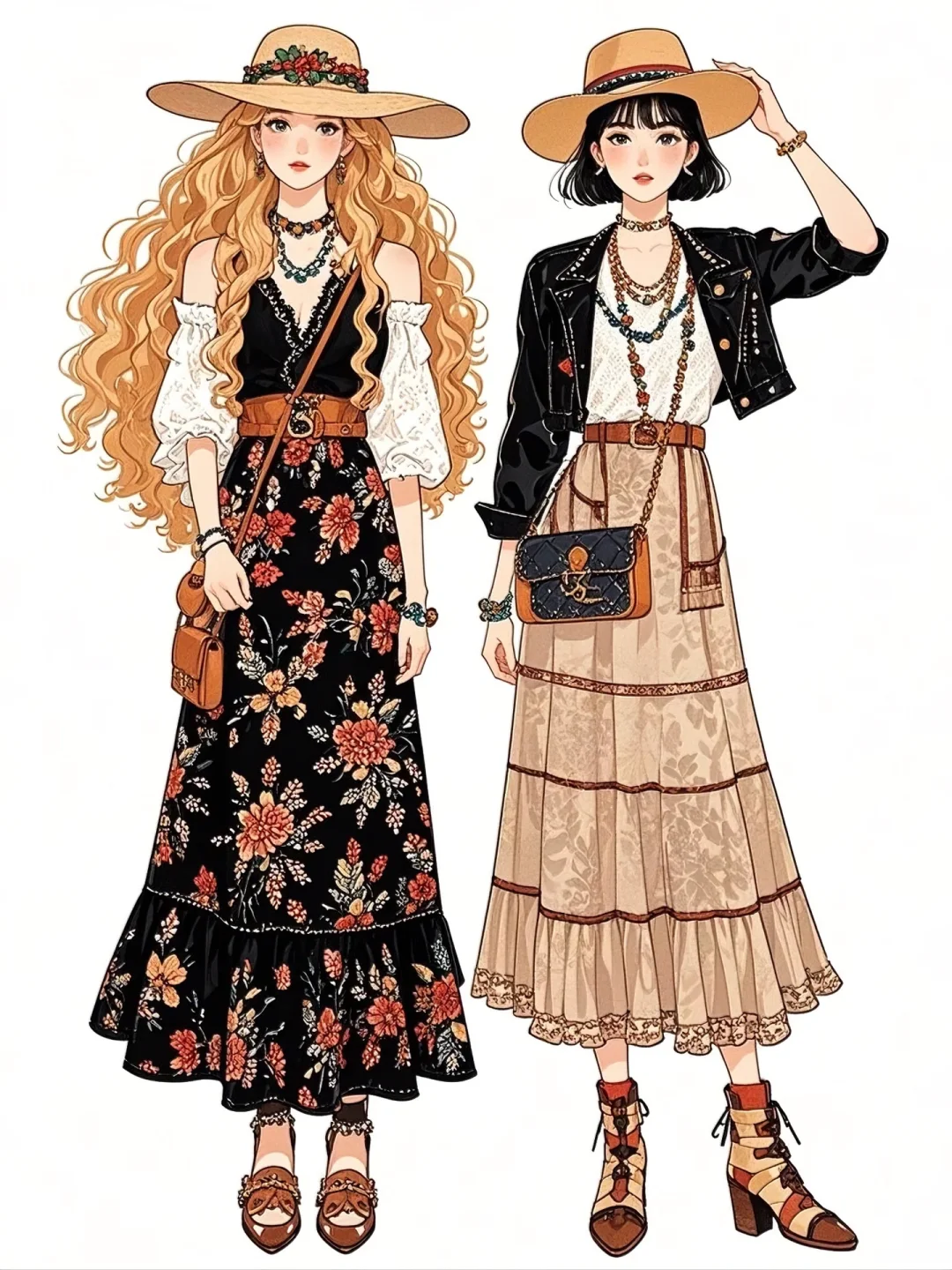 ✨穿越时光的衣橱｜复古女孩的穿搭图鉴✨ 🌼