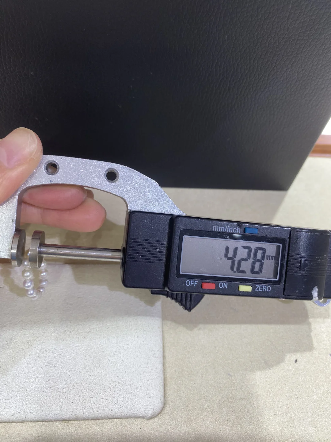 💰18.8/枚 蓝水晶款天然淡水珍珠戒指