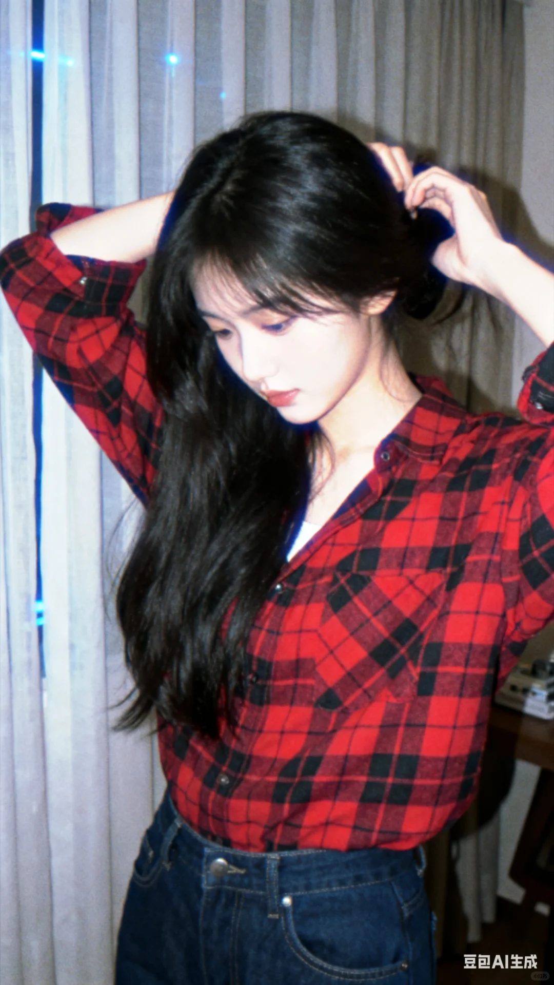 满满青春气息的氛围感美照（AI）