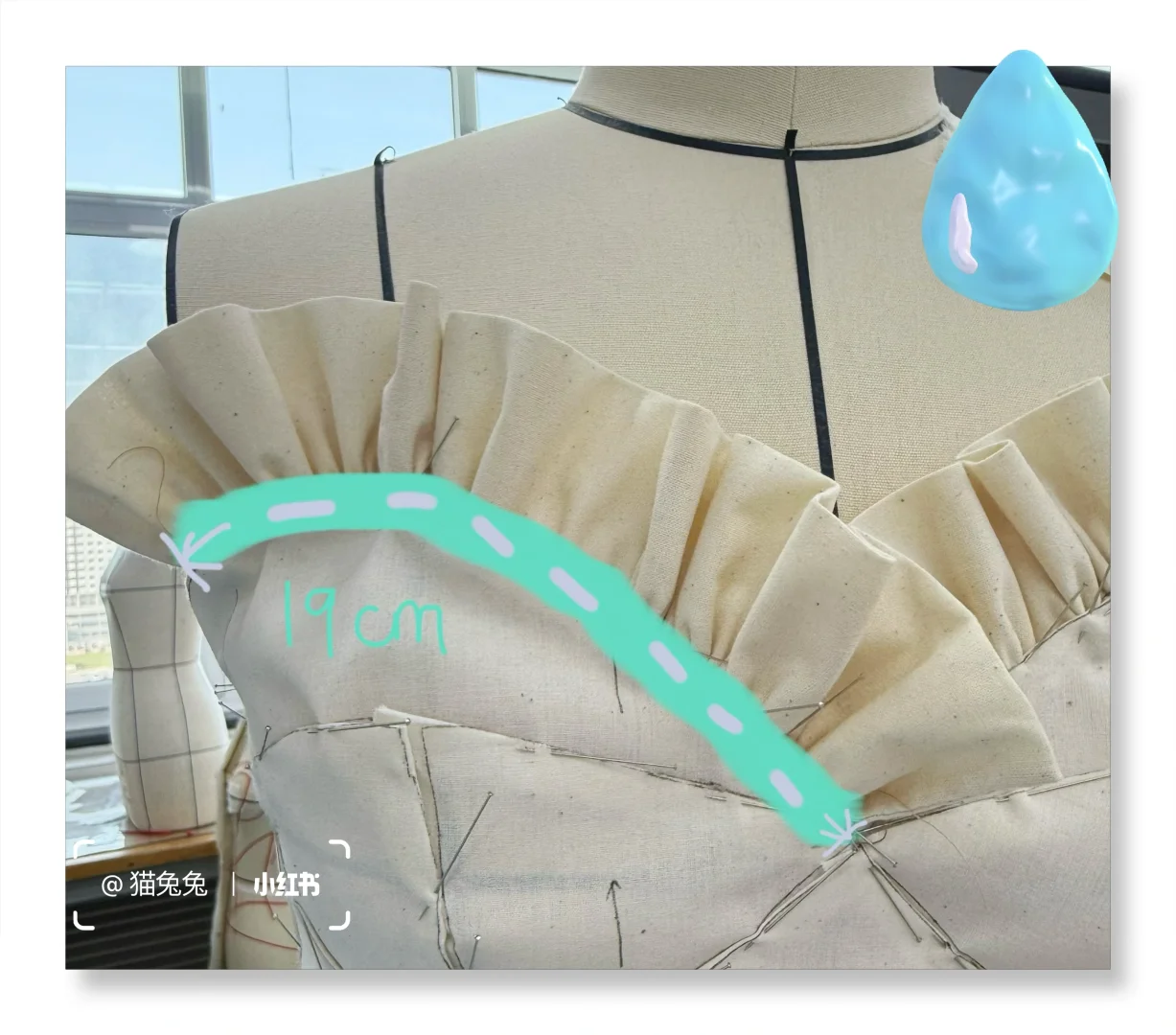 礼服裙Evening grown draping