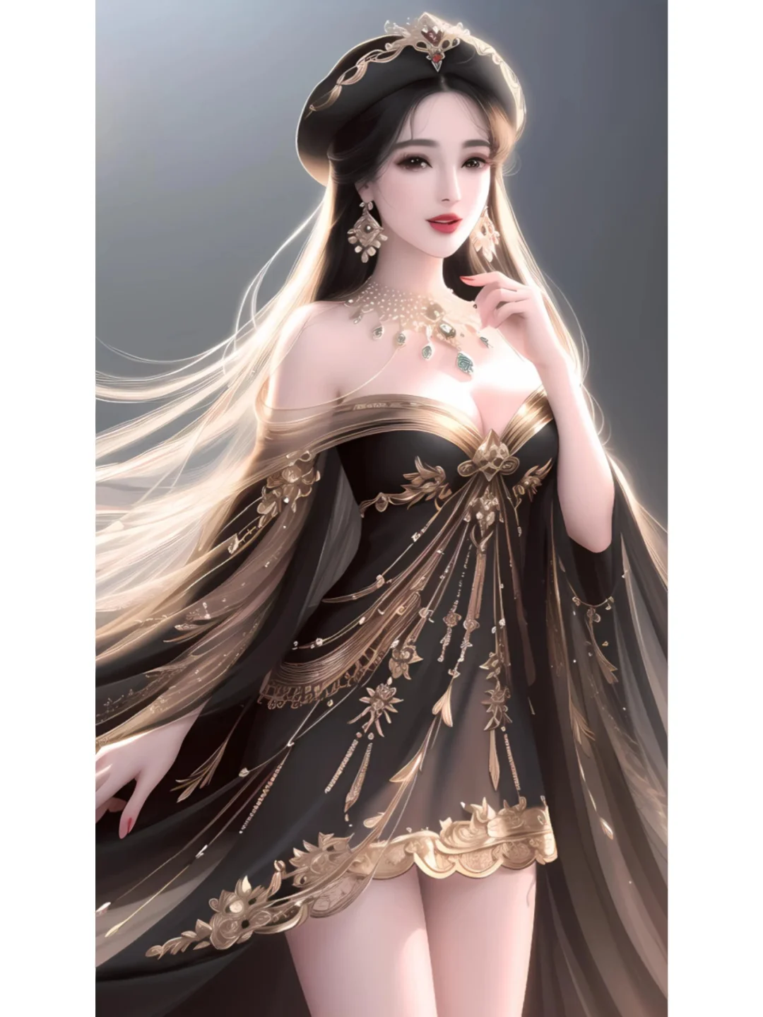 AI绘画，姐姐们的逛街穿搭，气质