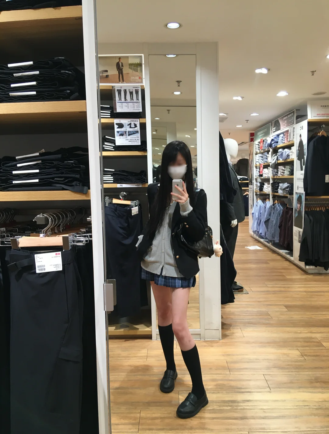 不愧是jk 我这种屌丝穿上都好看