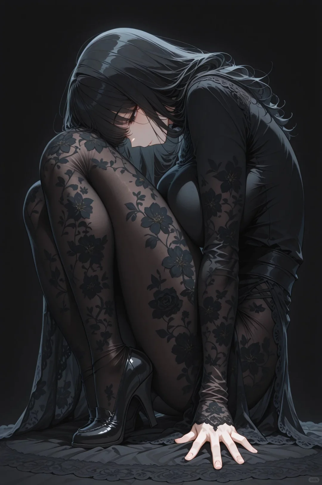 壁纸！！黑丝……大花……才是归宿……！