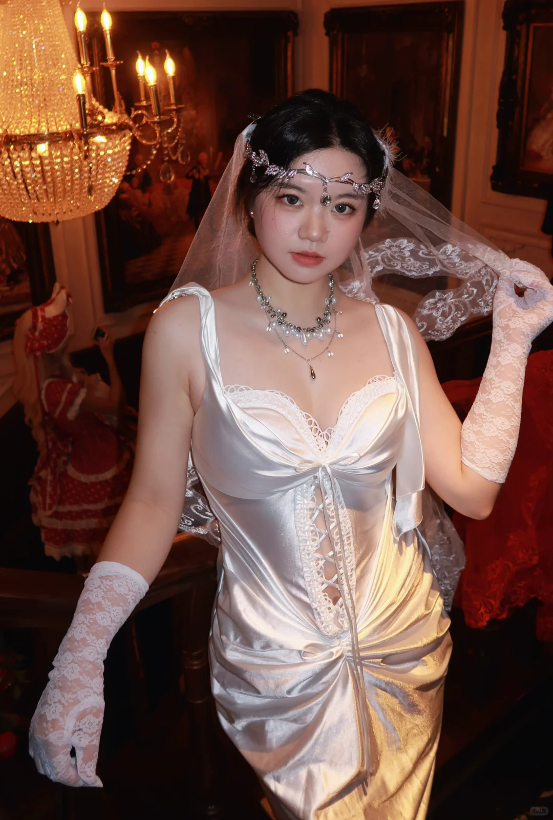 LaceMade鱼骨连衣裙绝美