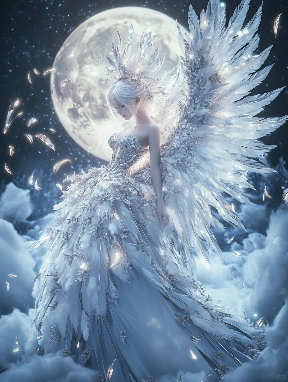 每一根羽毛，都是月光的囚牢。