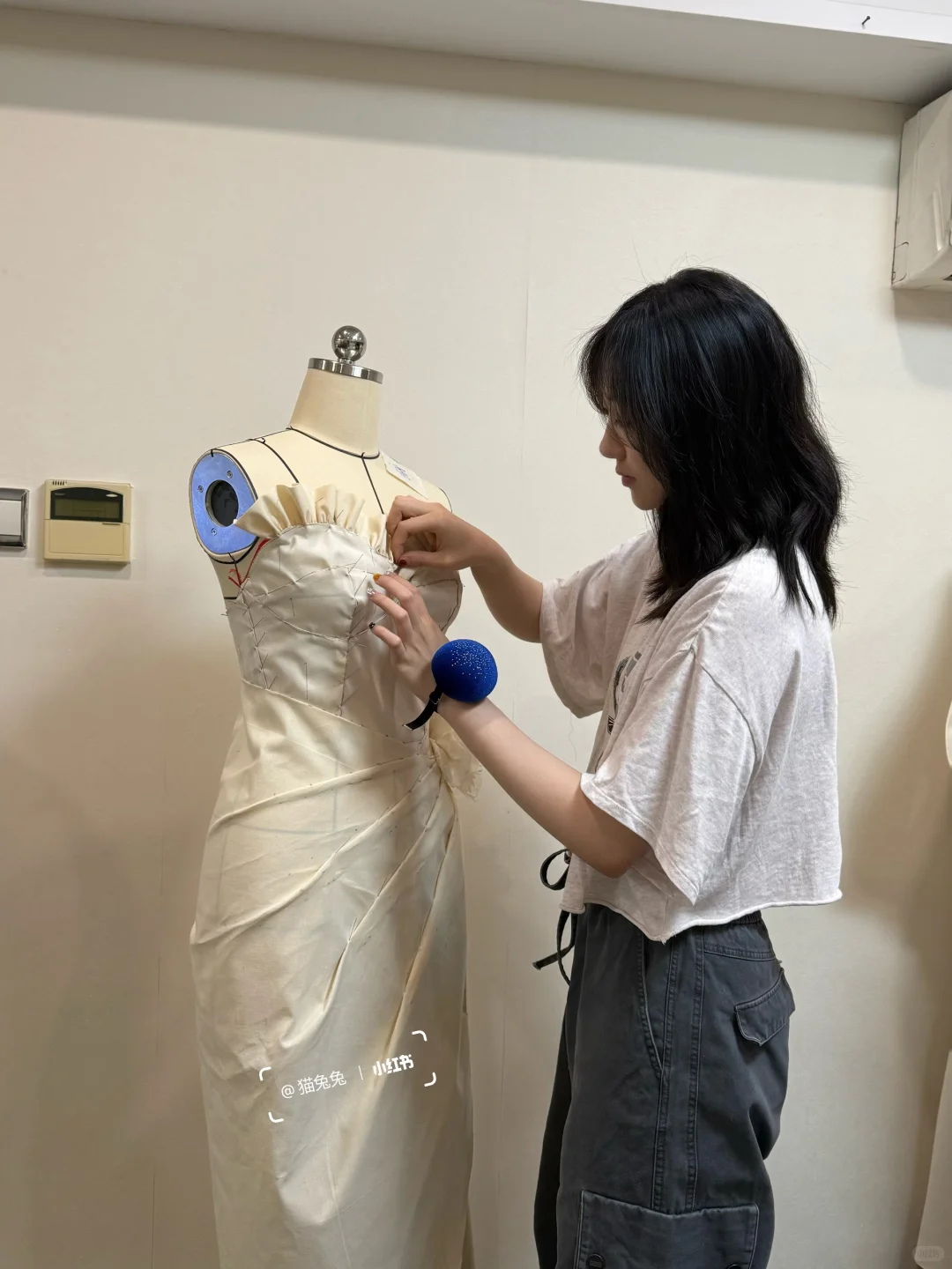 礼服裙Evening grown draping