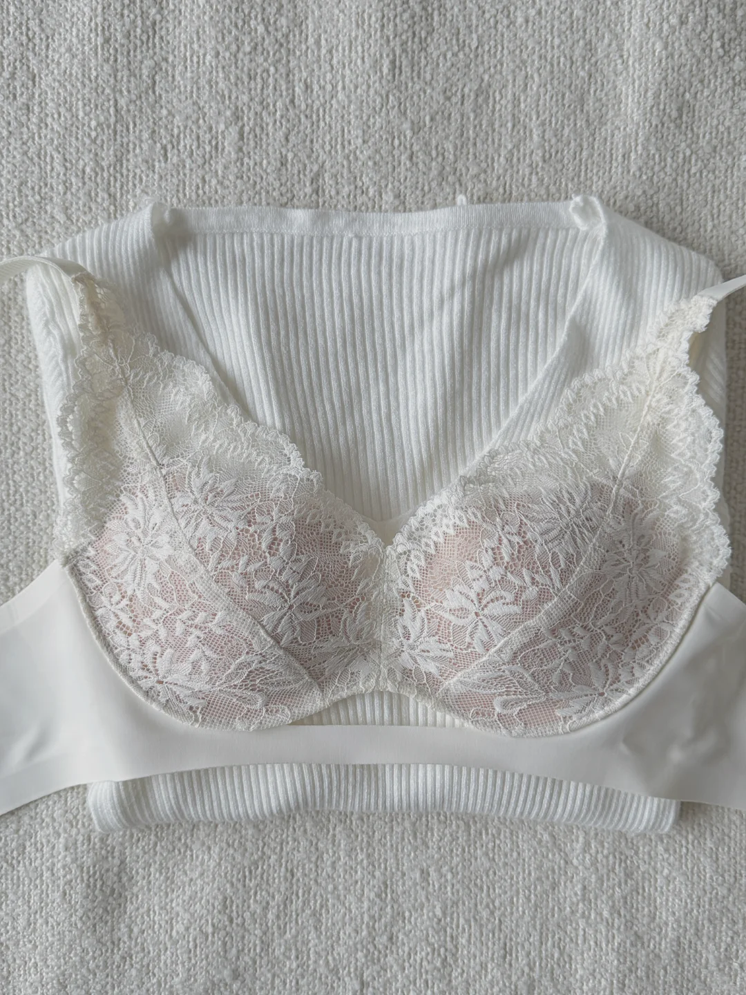 哇塞！小胸超爱的古董蕾丝bra