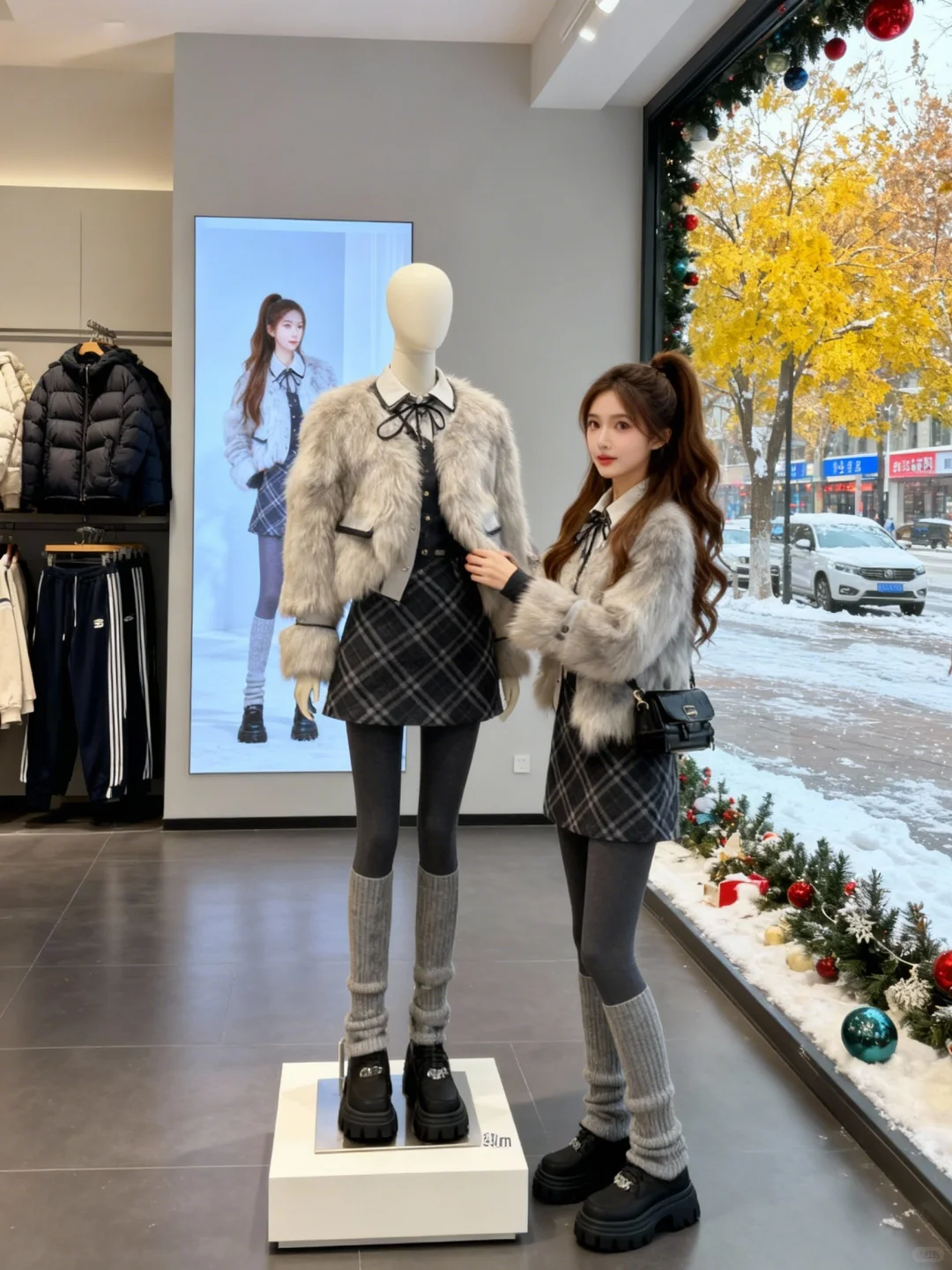 创意图片｜这样穿搭是不是很显年轻