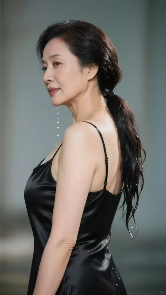 成熟魅力封神，48岁阿姨的水韵韵味真美