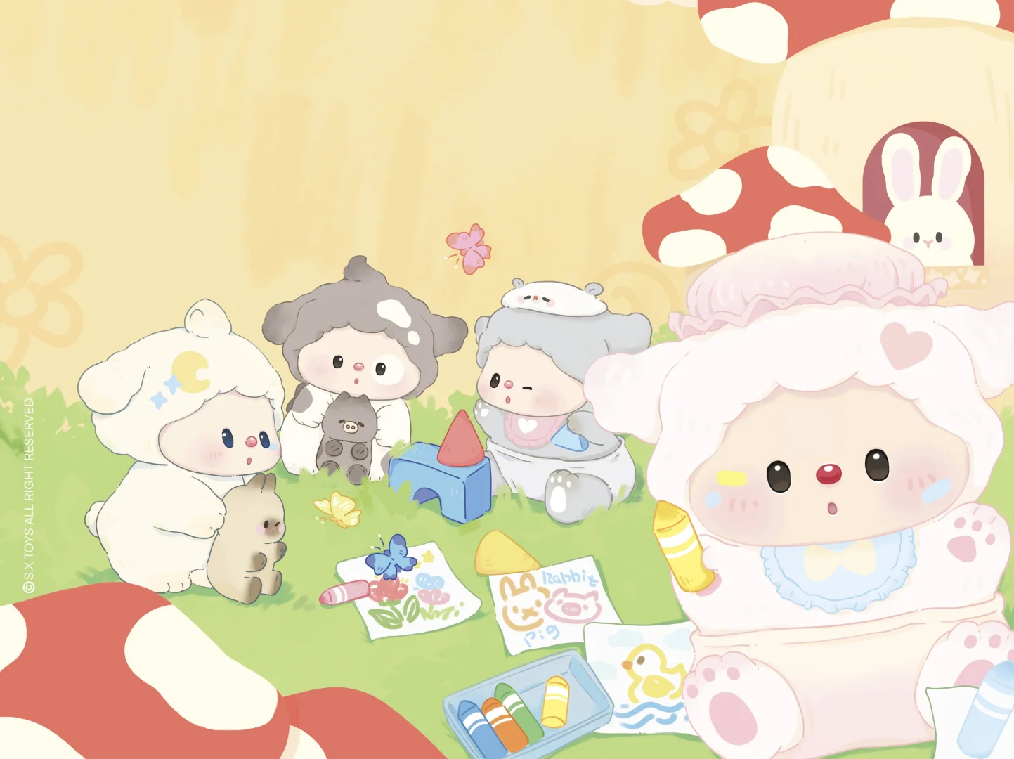 🧺超可爱的小狗iPad壁纸