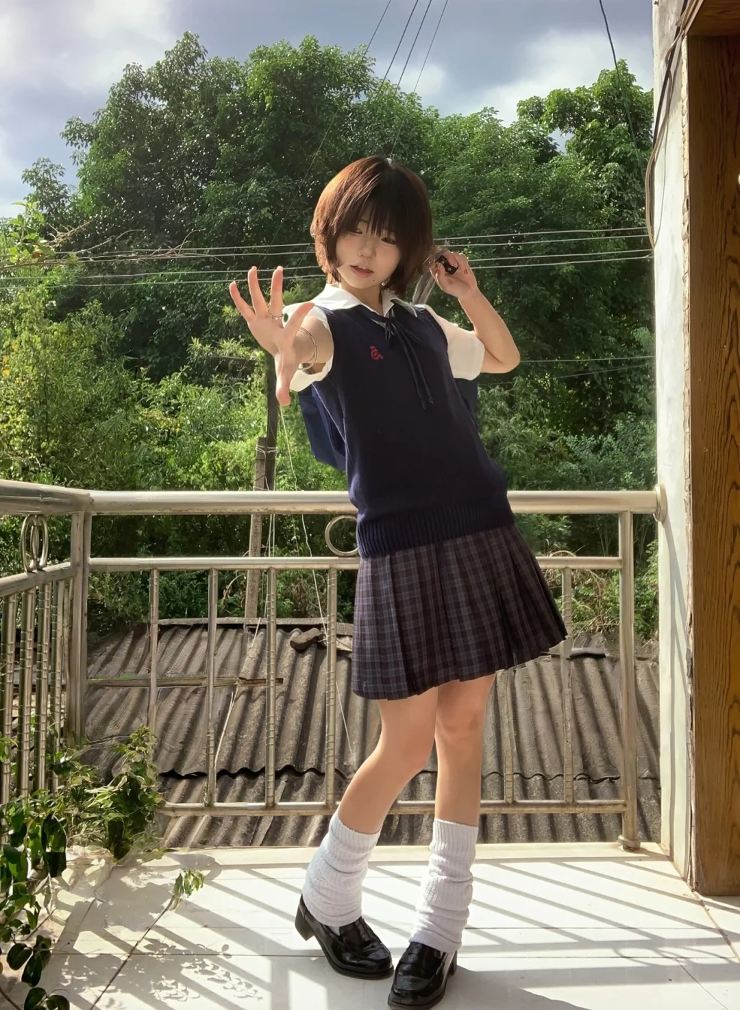 关于我在农村里拍的jk合集