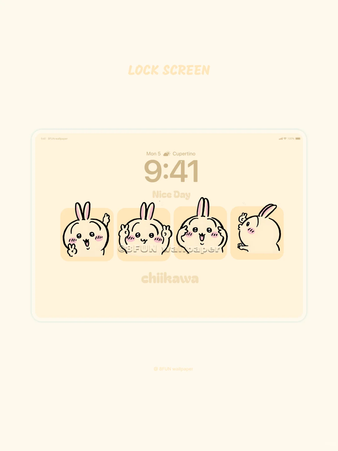 今日份平板ipad壁纸•可爱的chiikawa乌萨奇