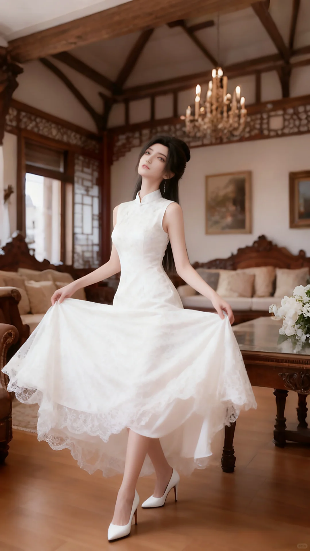 国漫女神穿上现代装陆雪琪